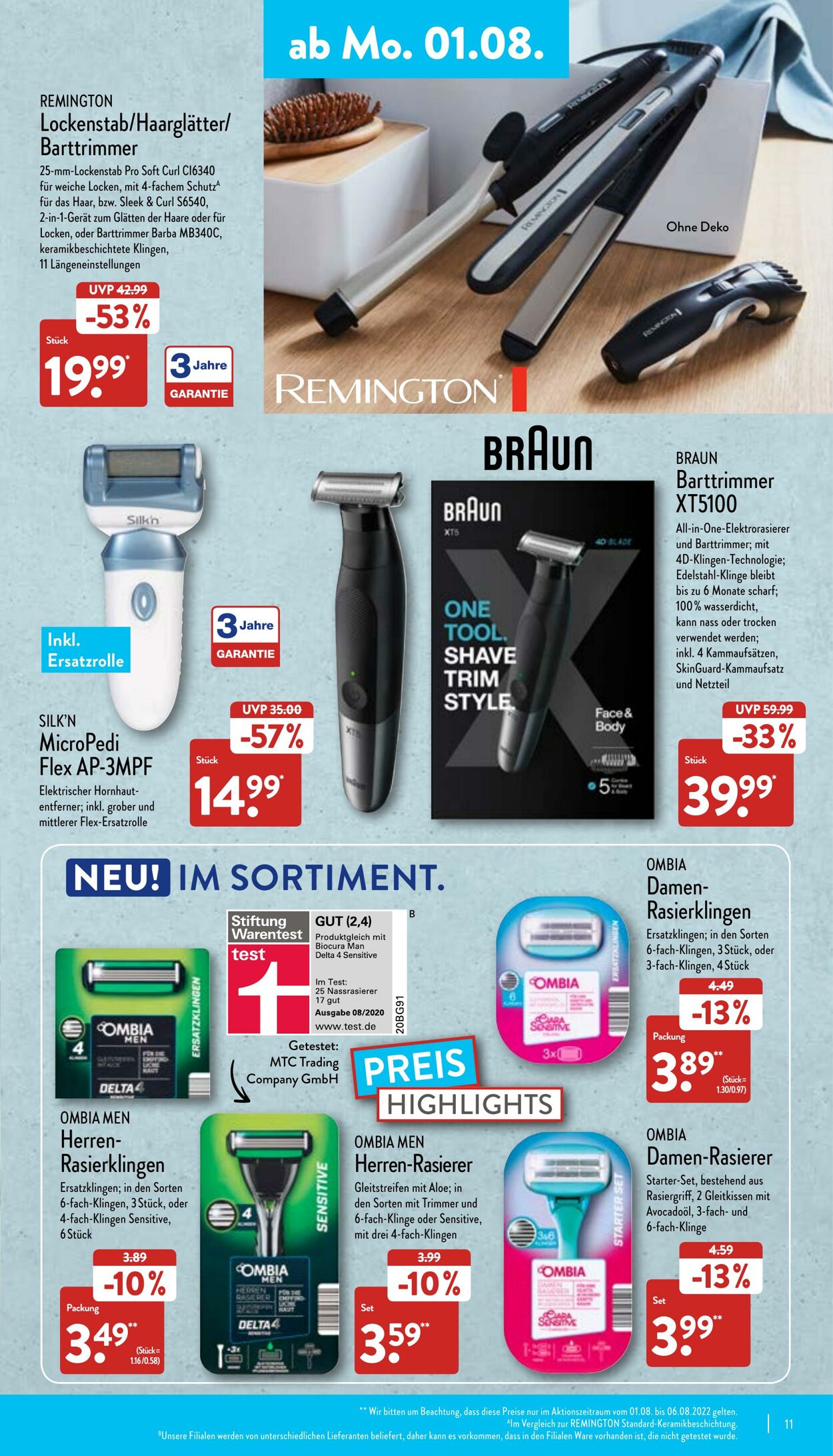 Prospekt Aldi-Nord 01.08.2022 - 06.08.2022