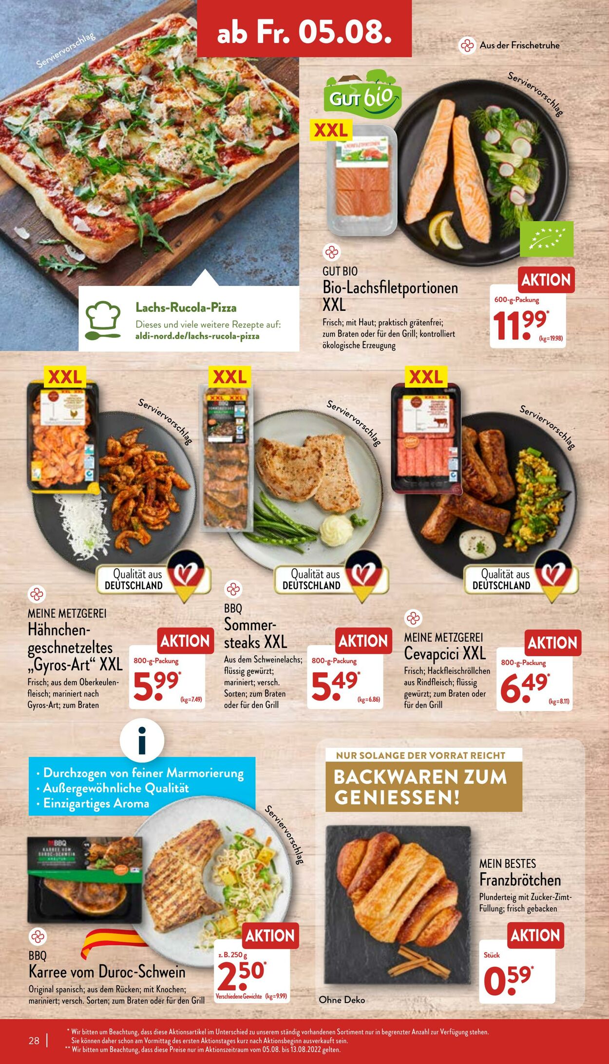 Prospekt Aldi-Nord 01.08.2022 - 06.08.2022