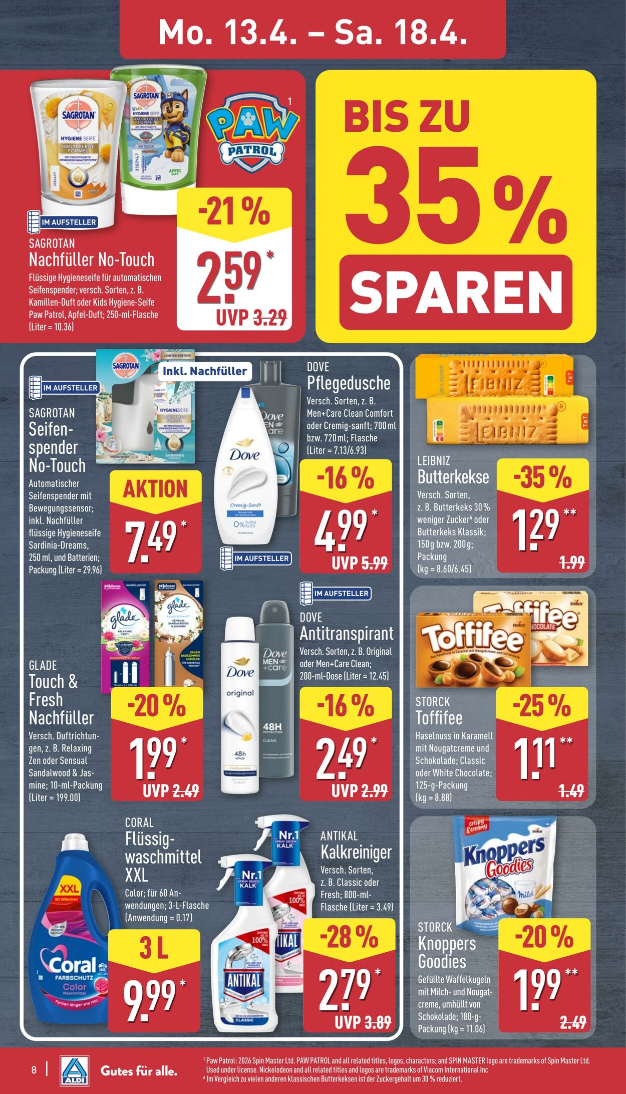 Prospekt Aldi-Nord 13.04.2026 - 18.04.2026