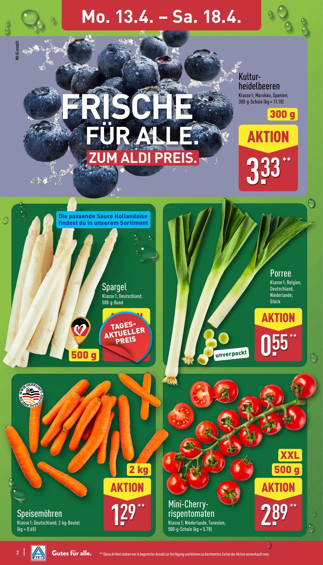 Prospekt Aldi-Nord 13.04.2026 - 18.04.2026
