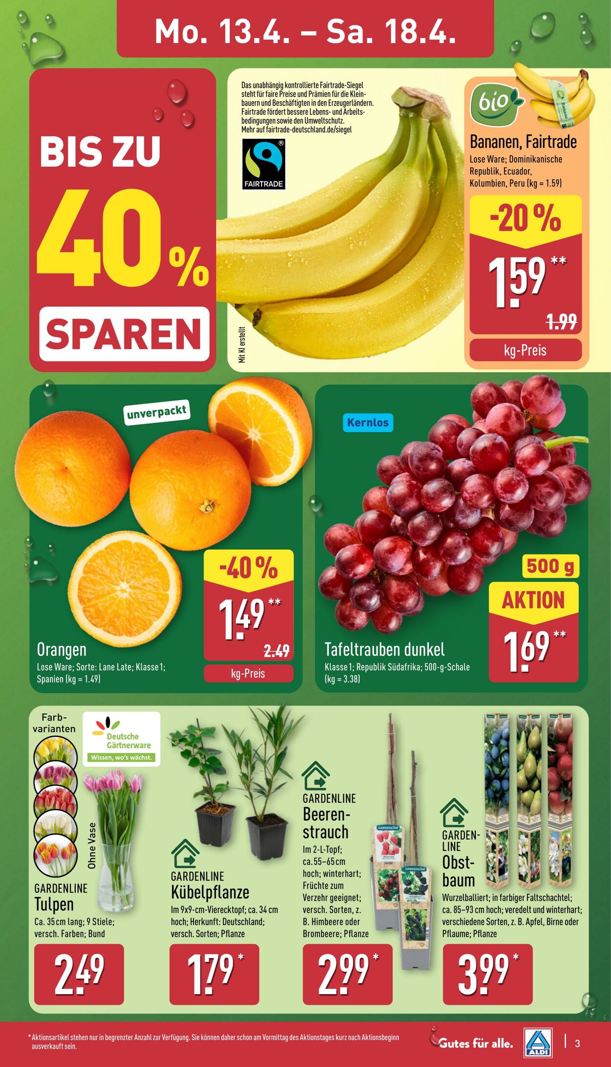 Prospekt Aldi-Nord 13.04.2026 - 18.04.2026