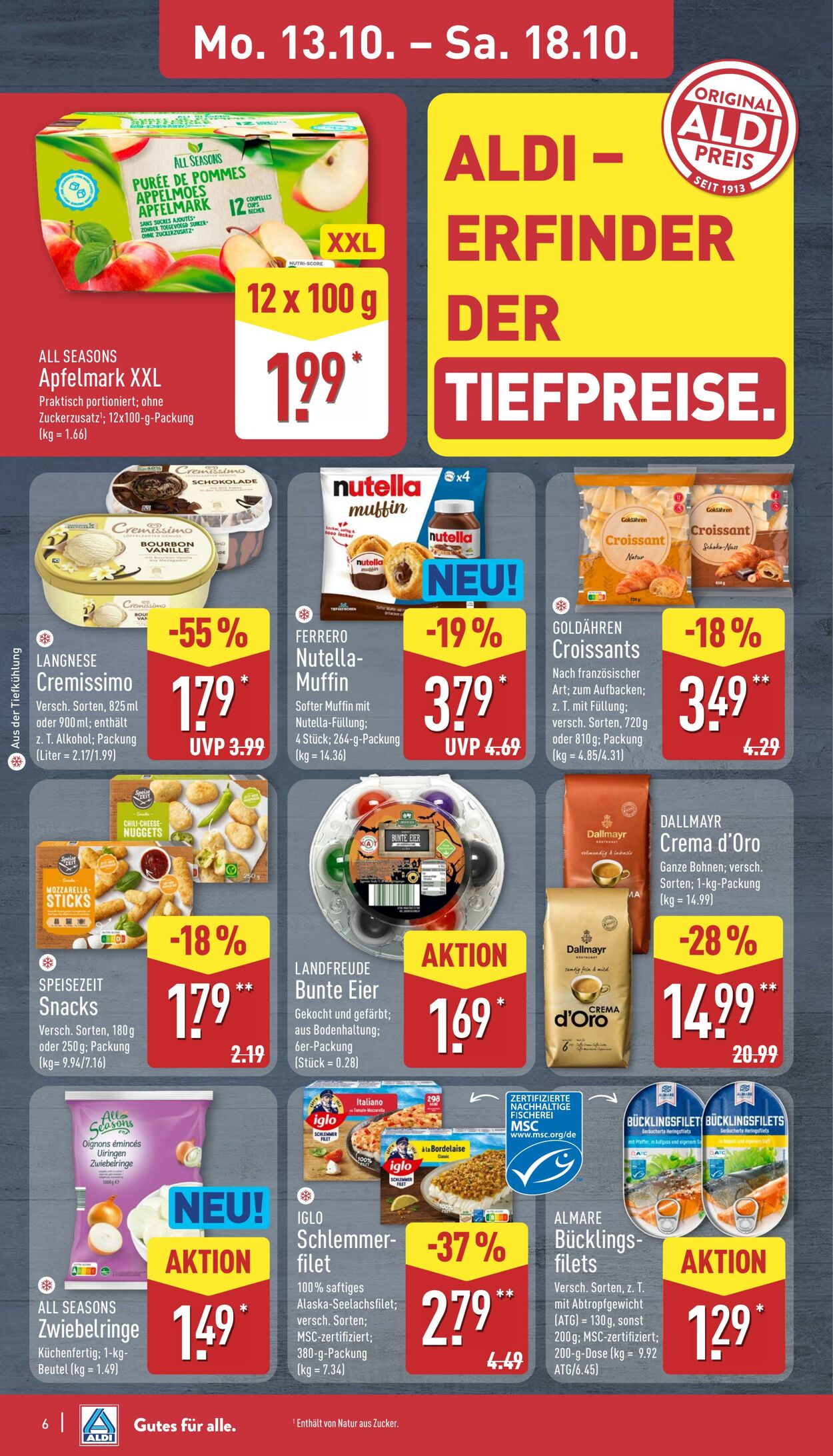 Prospekt Aldi-Nord 06.10.2025 - 11.10.2025