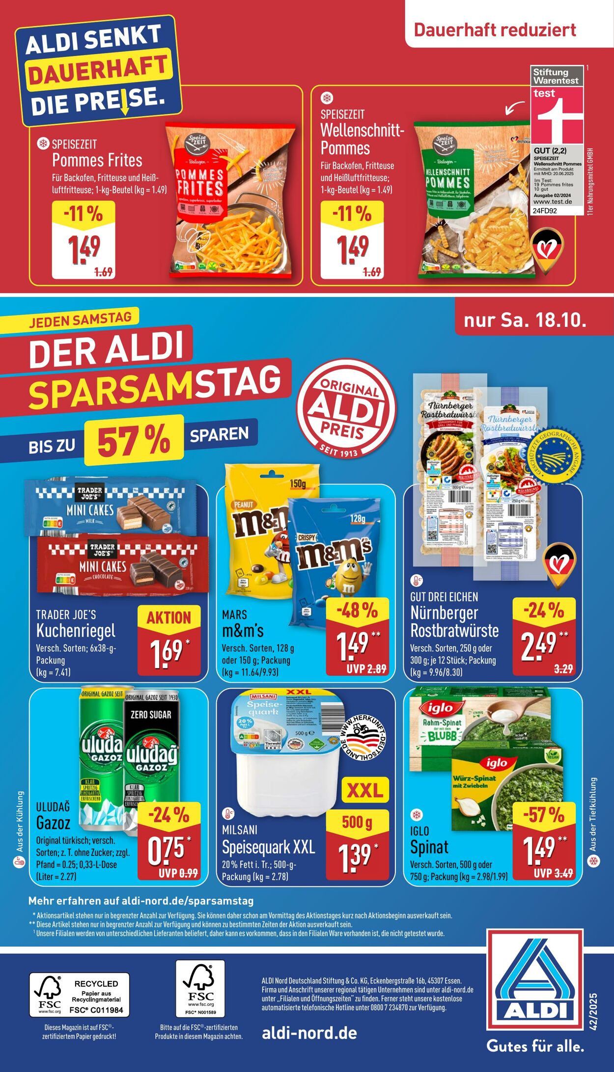 Prospekt Aldi-Nord 06.10.2025 - 11.10.2025