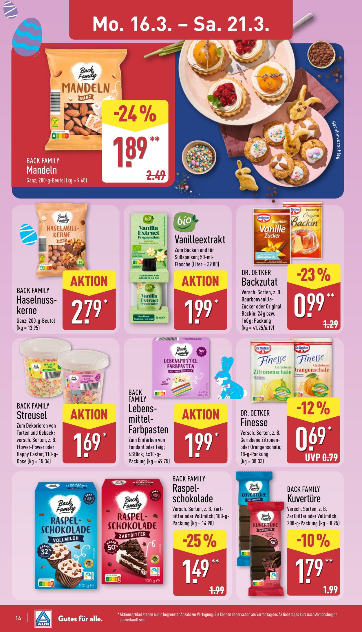 Prospekt Aldi-Nord 09.03.2026 - 14.03.2026