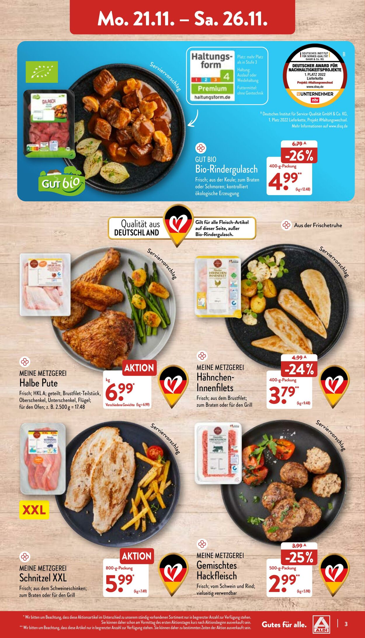 Prospekt Aldi-Nord 21.11.2022 - 26.11.2022