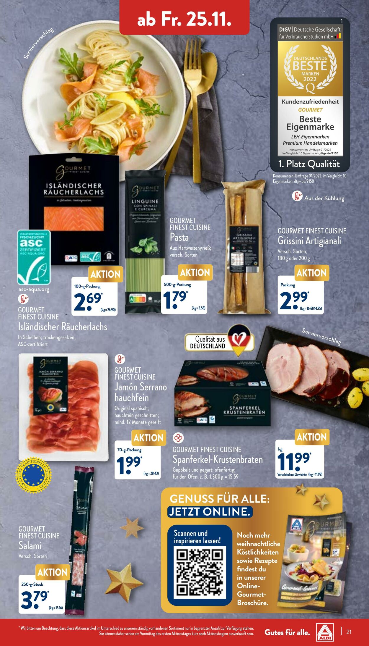 Prospekt Aldi-Nord 21.11.2022 - 26.11.2022