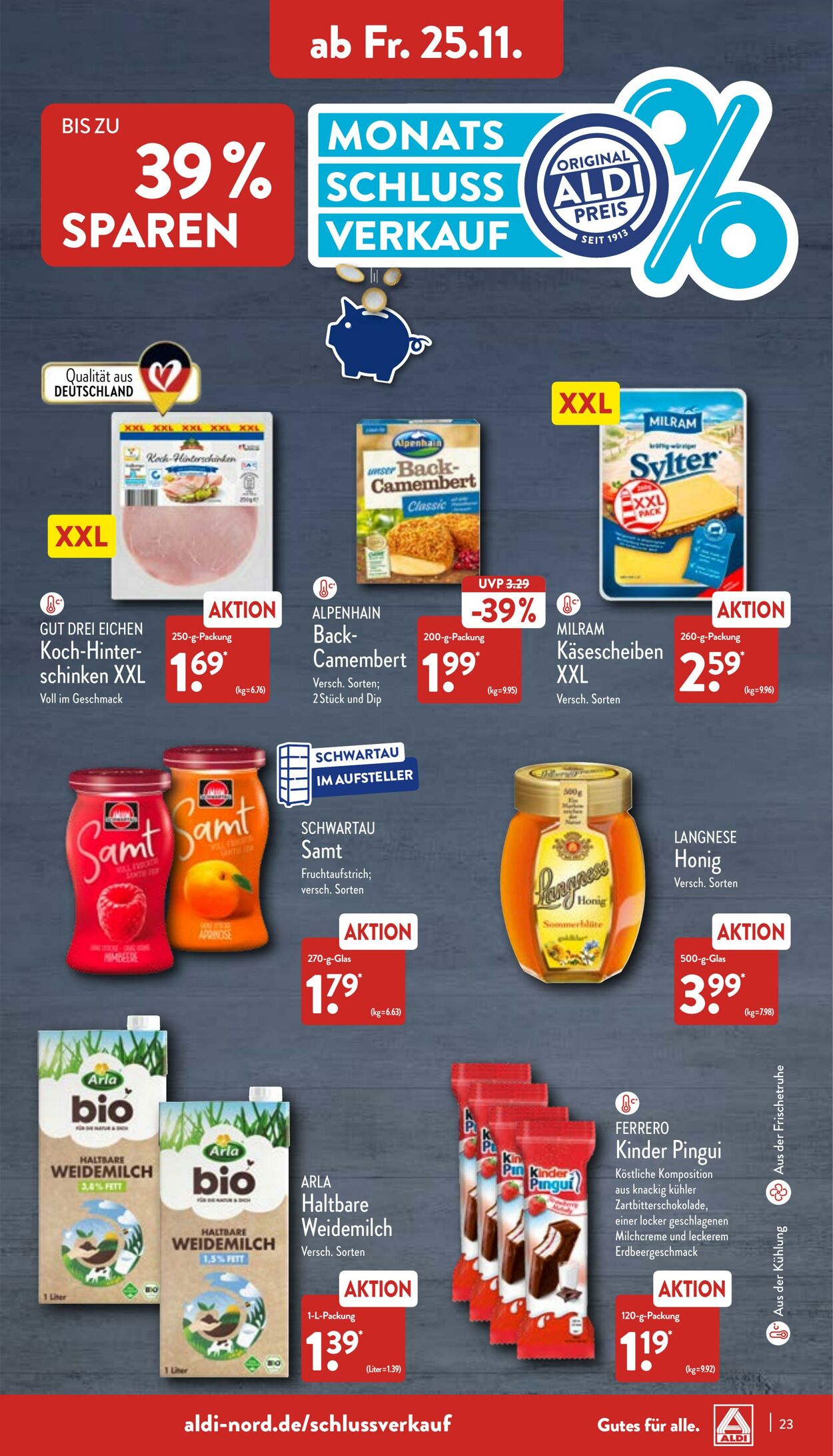 Prospekt Aldi-Nord 21.11.2022 - 26.11.2022