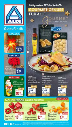 Prospekt Aldi-Nord 21.11.2022 - 26.11.2022