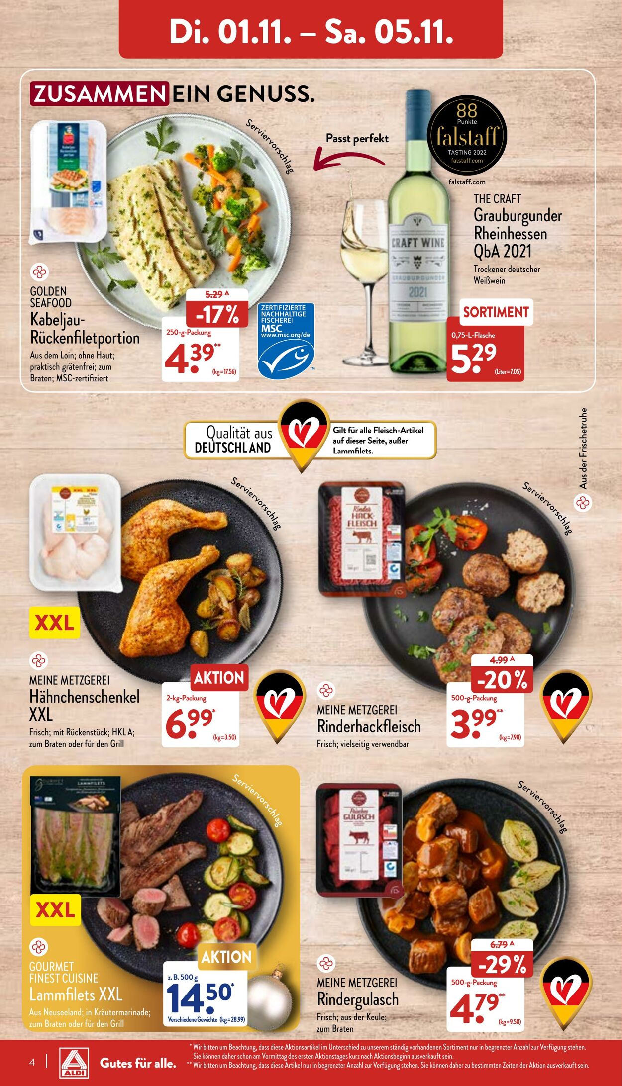 Prospekt Aldi-Nord 01.11.2022 - 05.11.2022