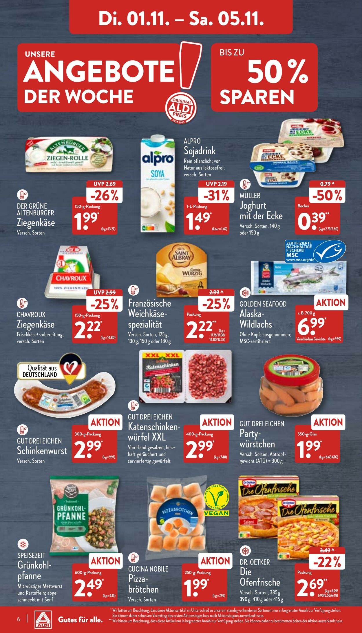 Prospekt Aldi-Nord 01.11.2022 - 05.11.2022