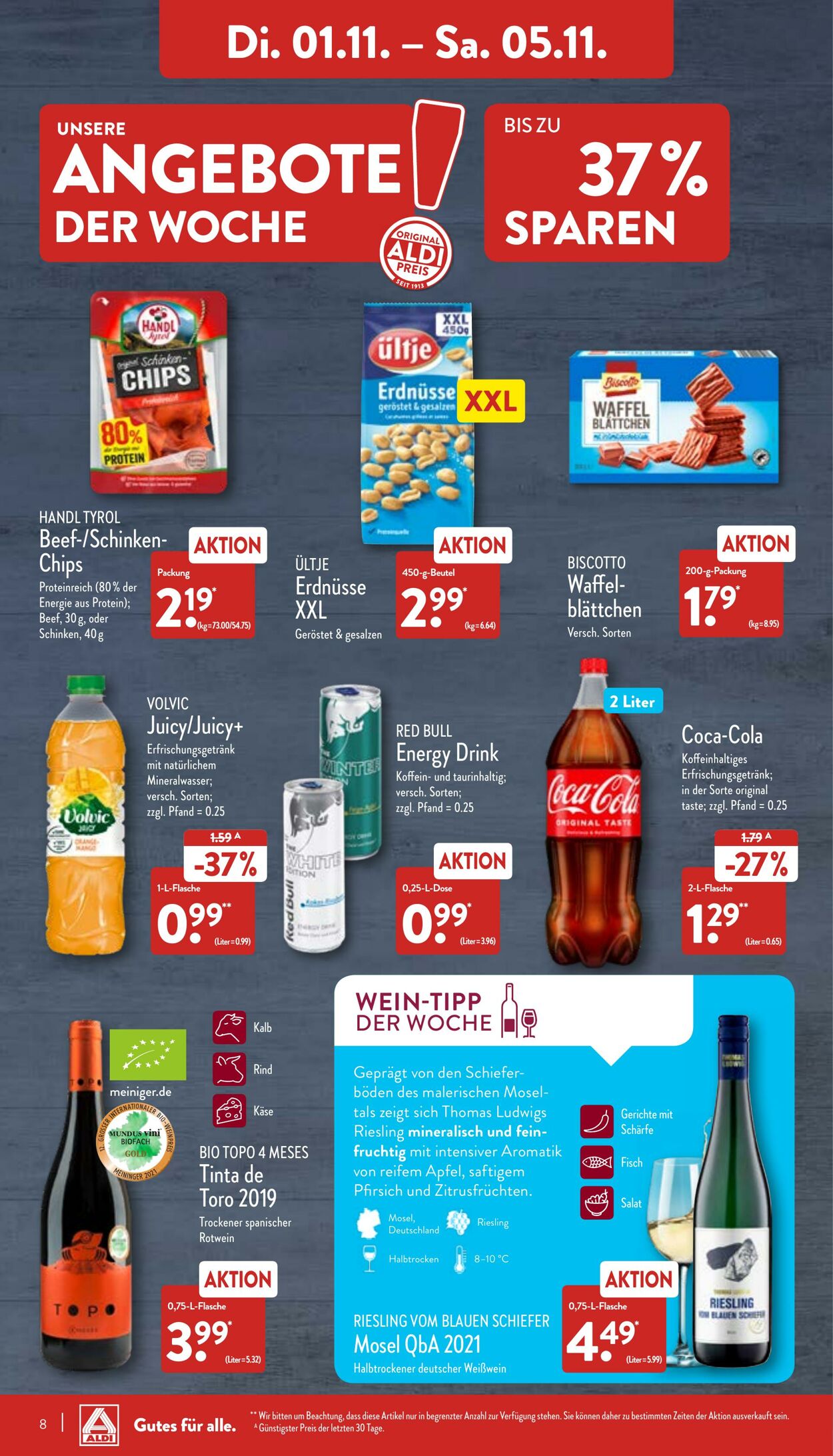 Prospekt Aldi-Nord 01.11.2022 - 05.11.2022