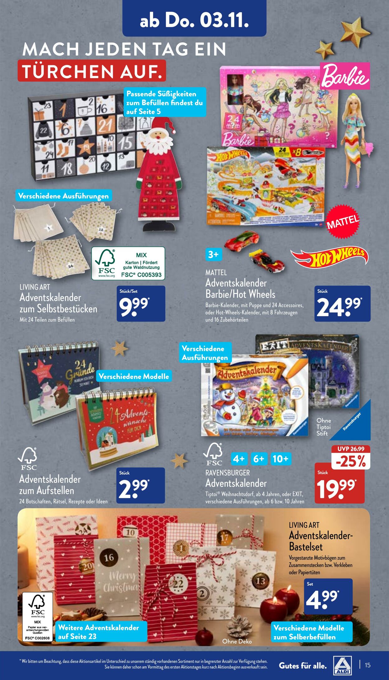 Prospekt Aldi-Nord 01.11.2022 - 05.11.2022