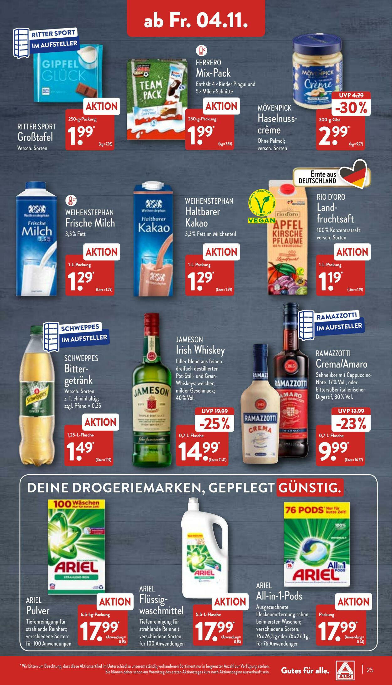 Prospekt Aldi-Nord 01.11.2022 - 05.11.2022