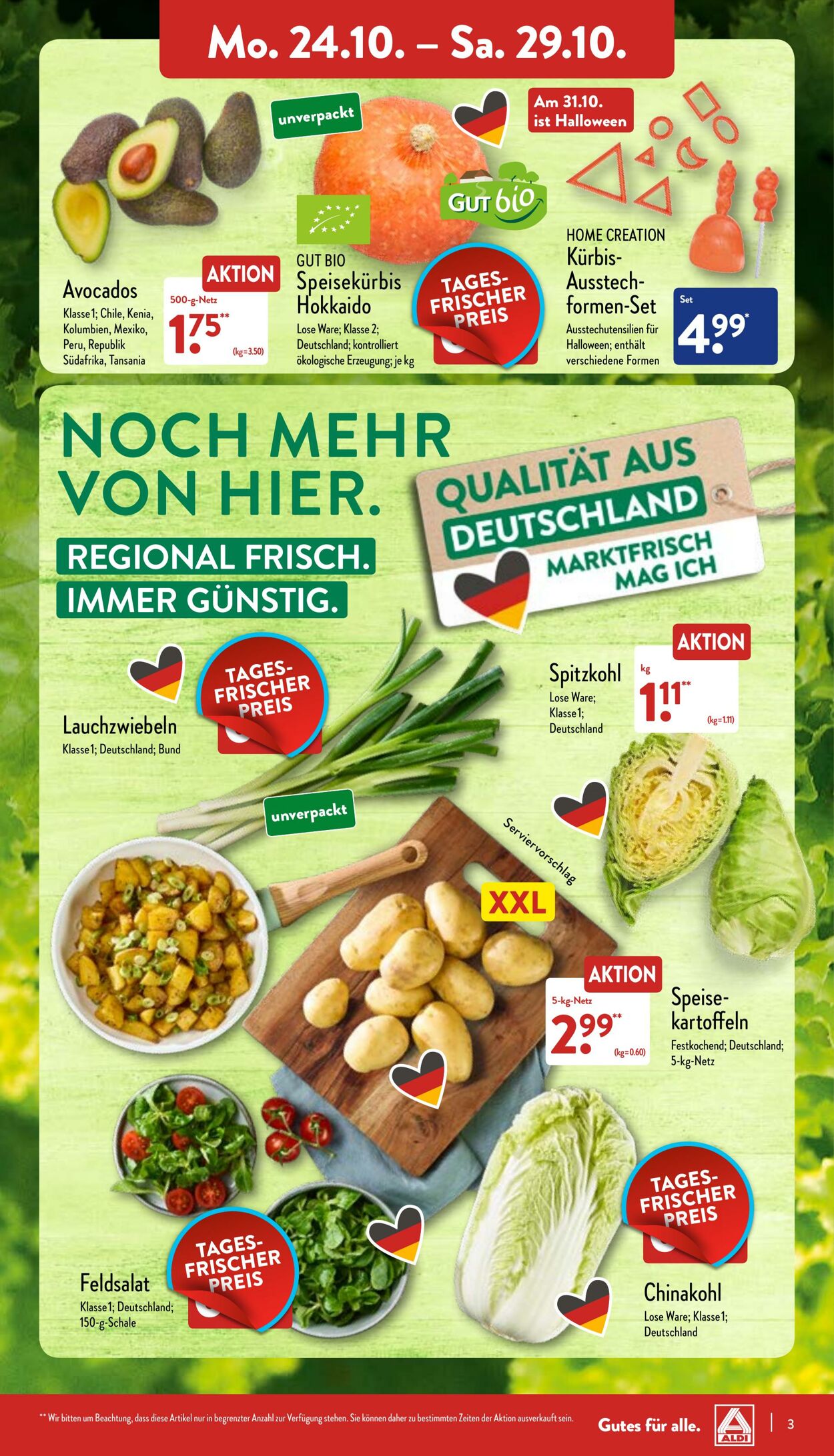 Prospekt Aldi-Nord 24.10.2022 - 29.10.2022