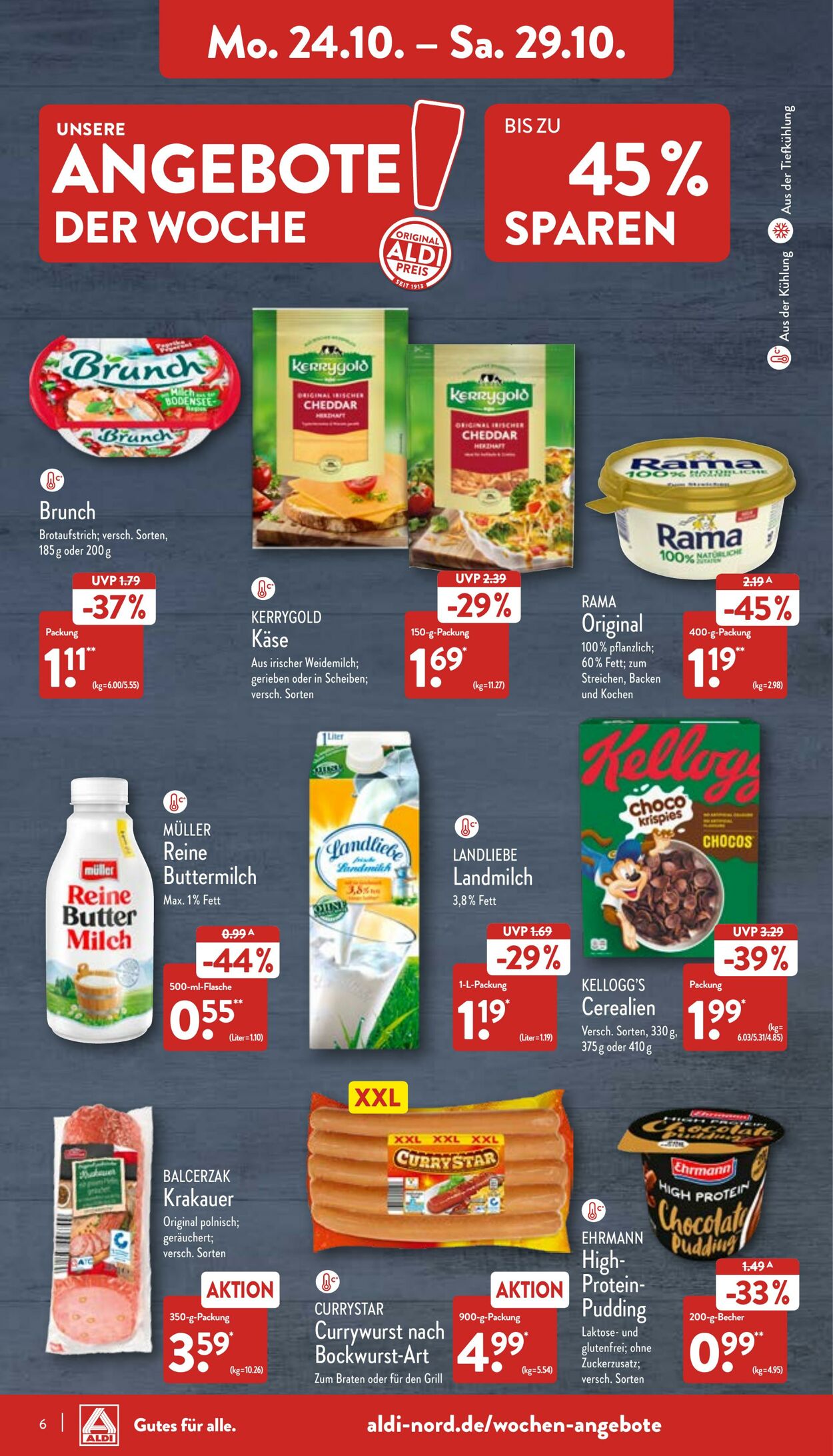 Prospekt Aldi-Nord 24.10.2022 - 29.10.2022