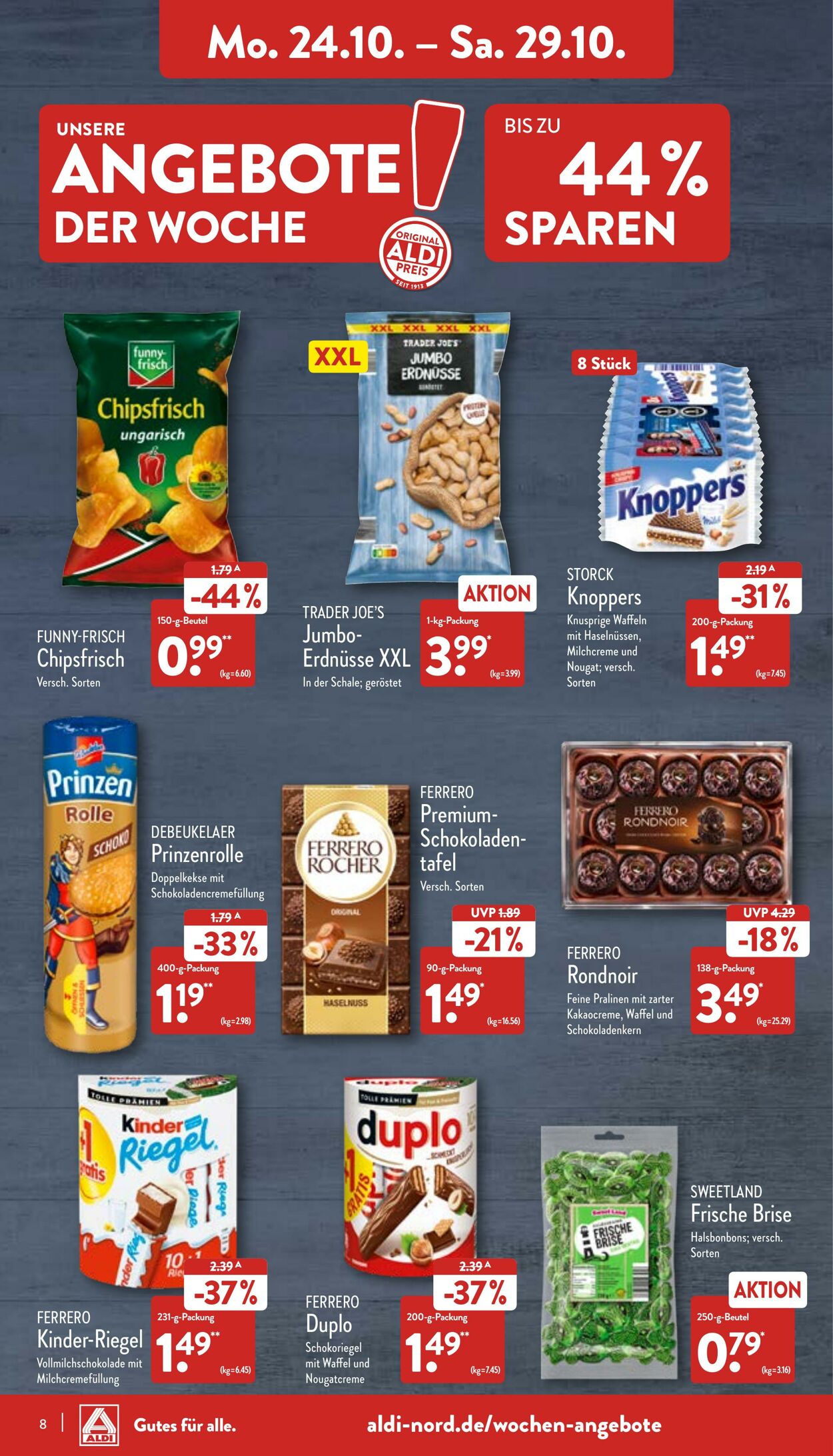 Prospekt Aldi-Nord 24.10.2022 - 29.10.2022