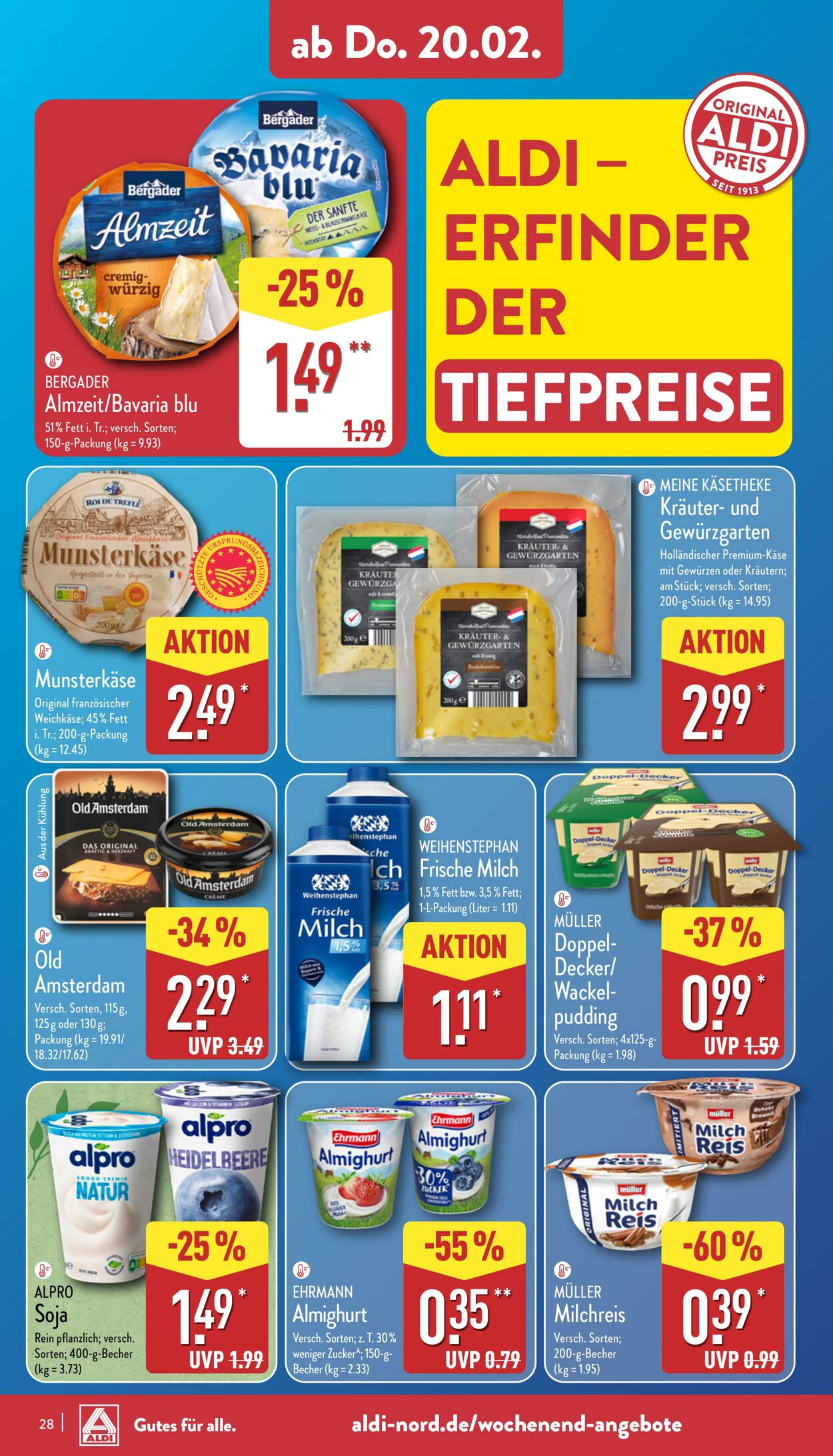 Prospekt Aldi-Nord 10.02.2025 - 15.02.2025