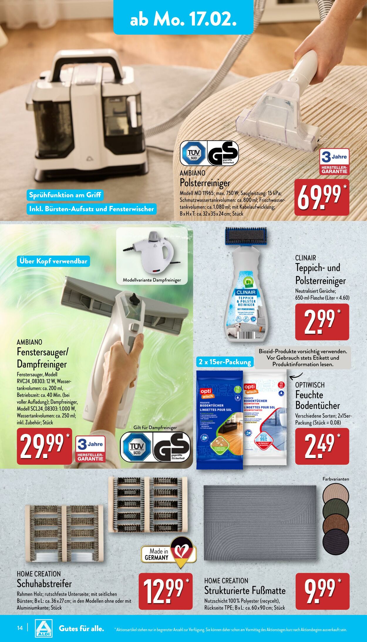 Prospekt Aldi-Nord 10.02.2025 - 15.02.2025