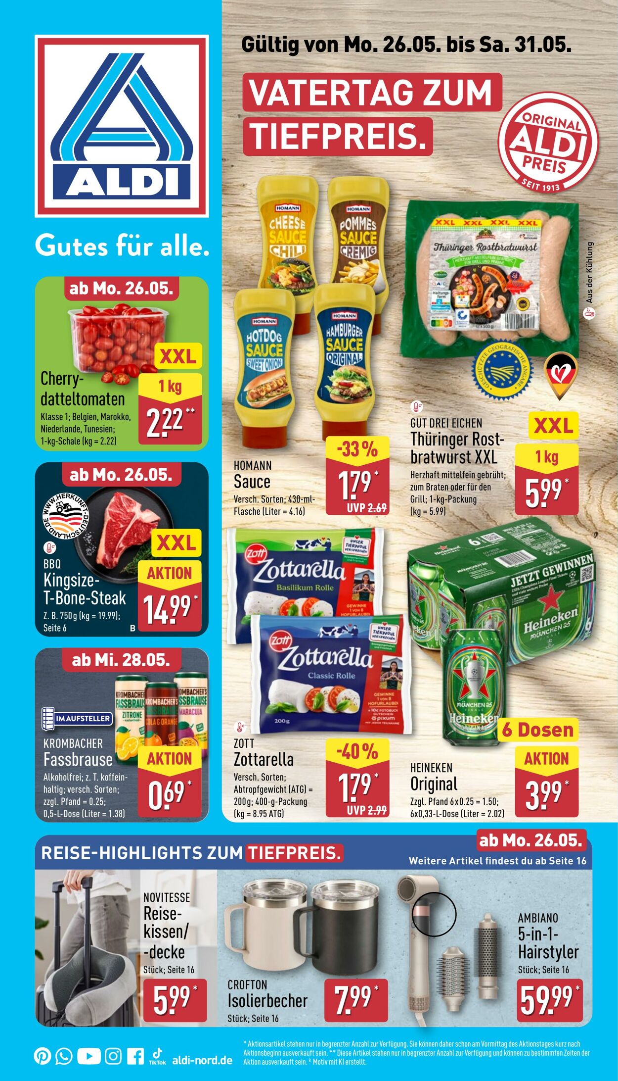 Prospekt Aldi-Nord 19.05.2025 - 24.05.2025