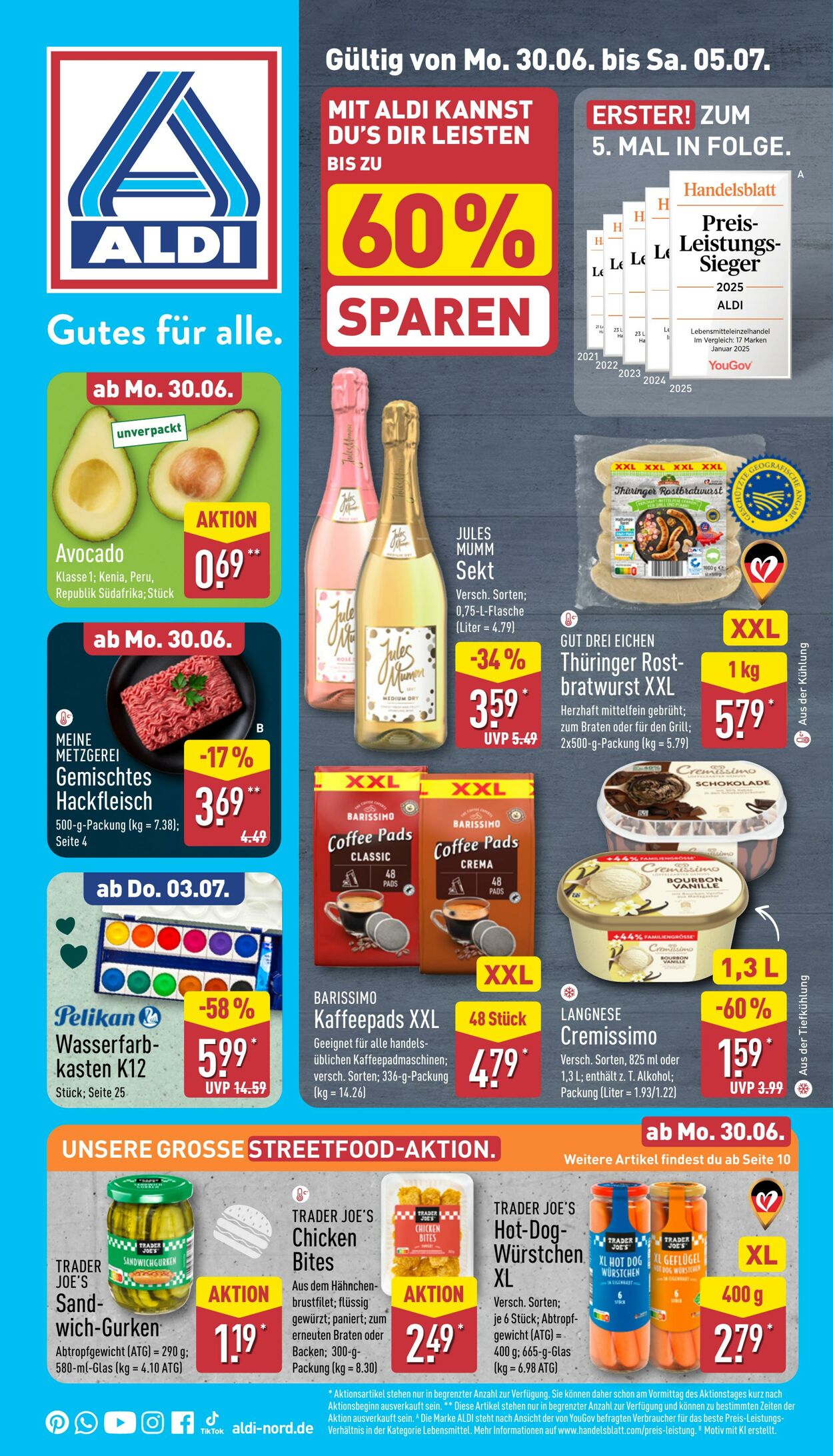 Prospekt Aldi-Nord 30.06.2025 - 05.07.2025