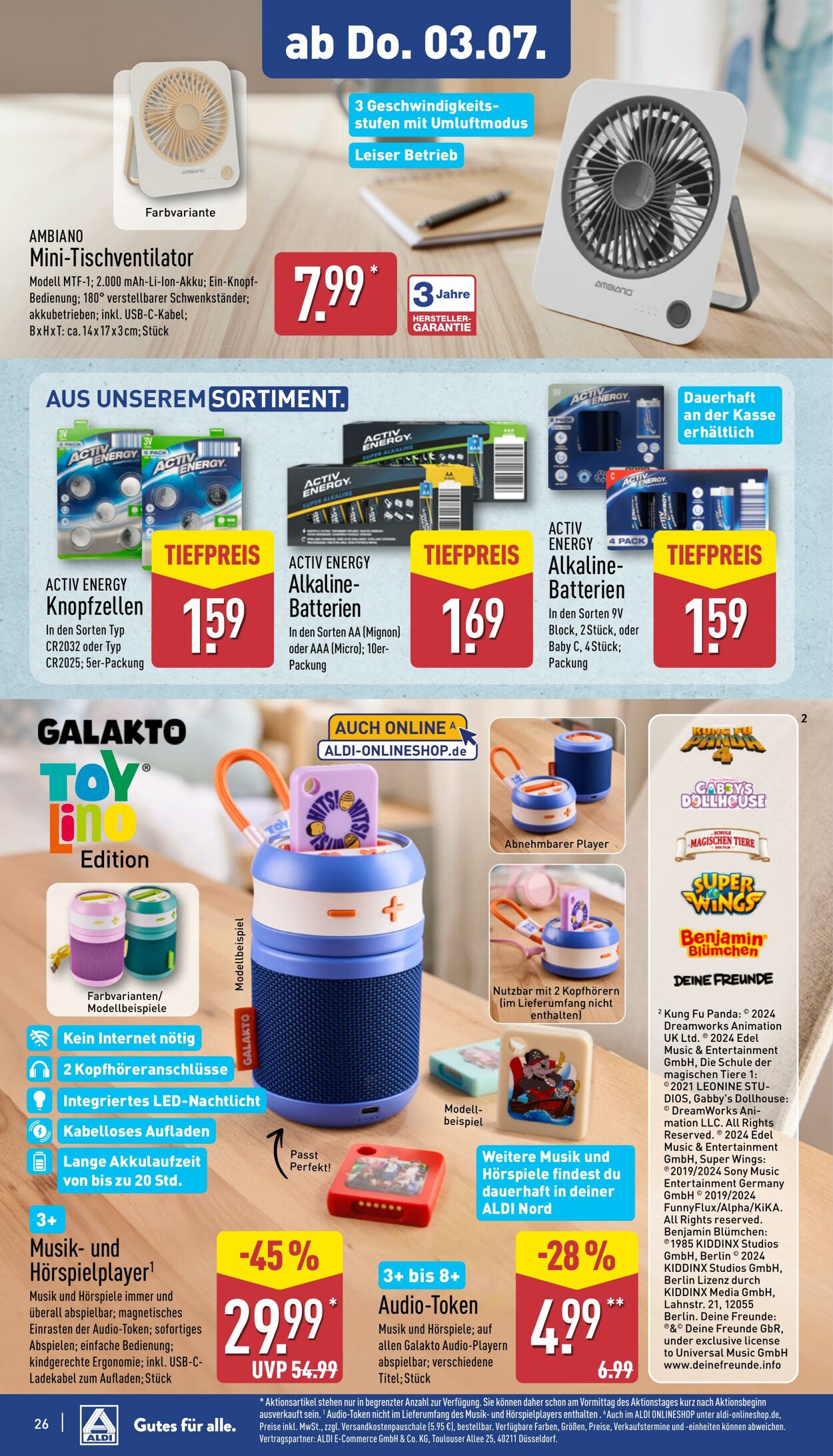 Prospekt Aldi-Nord 30.06.2025 - 05.07.2025