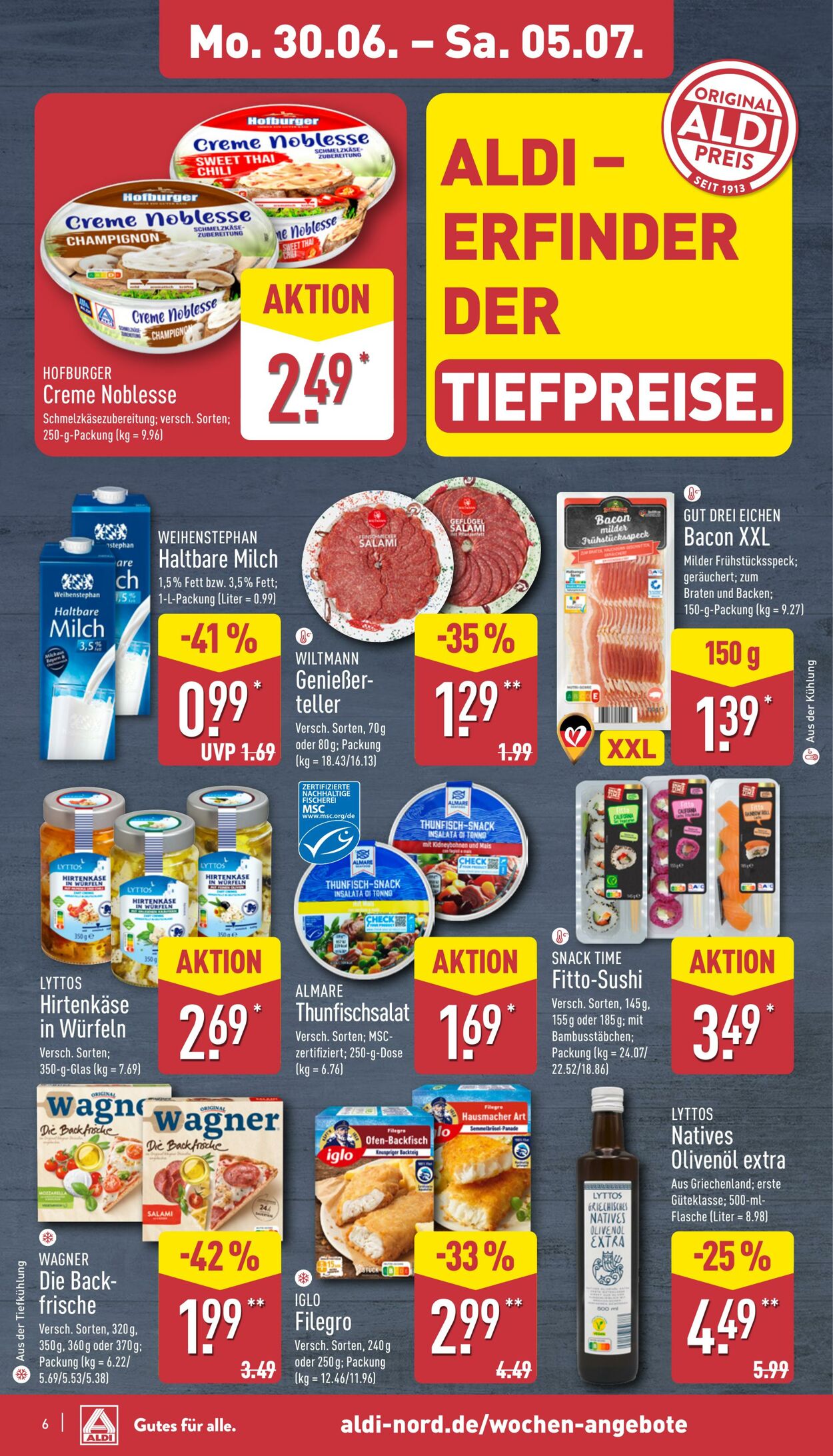 Prospekt Aldi-Nord 30.06.2025 - 05.07.2025