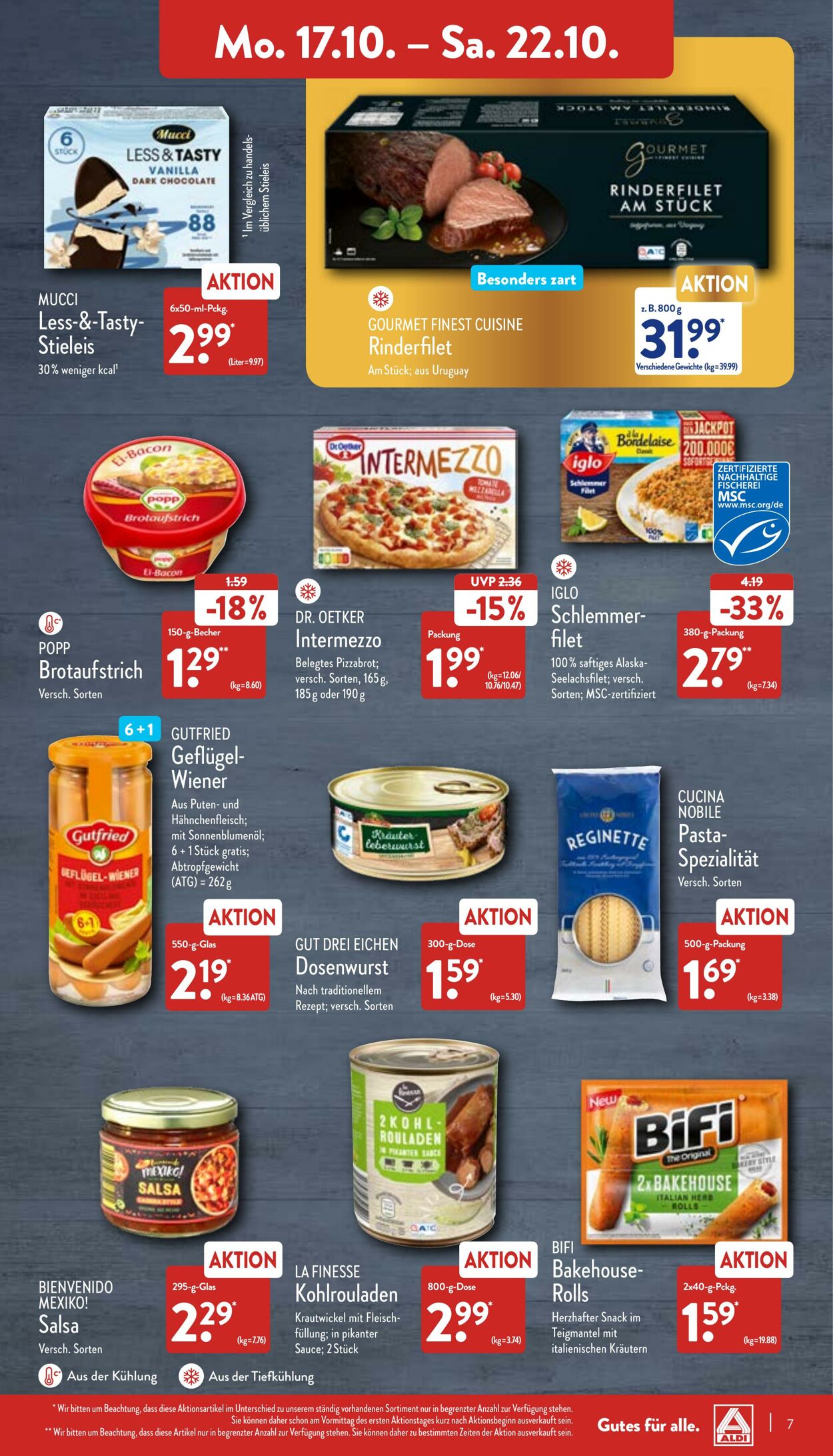 Prospekt Aldi-Nord 17.10.2022 - 22.10.2022