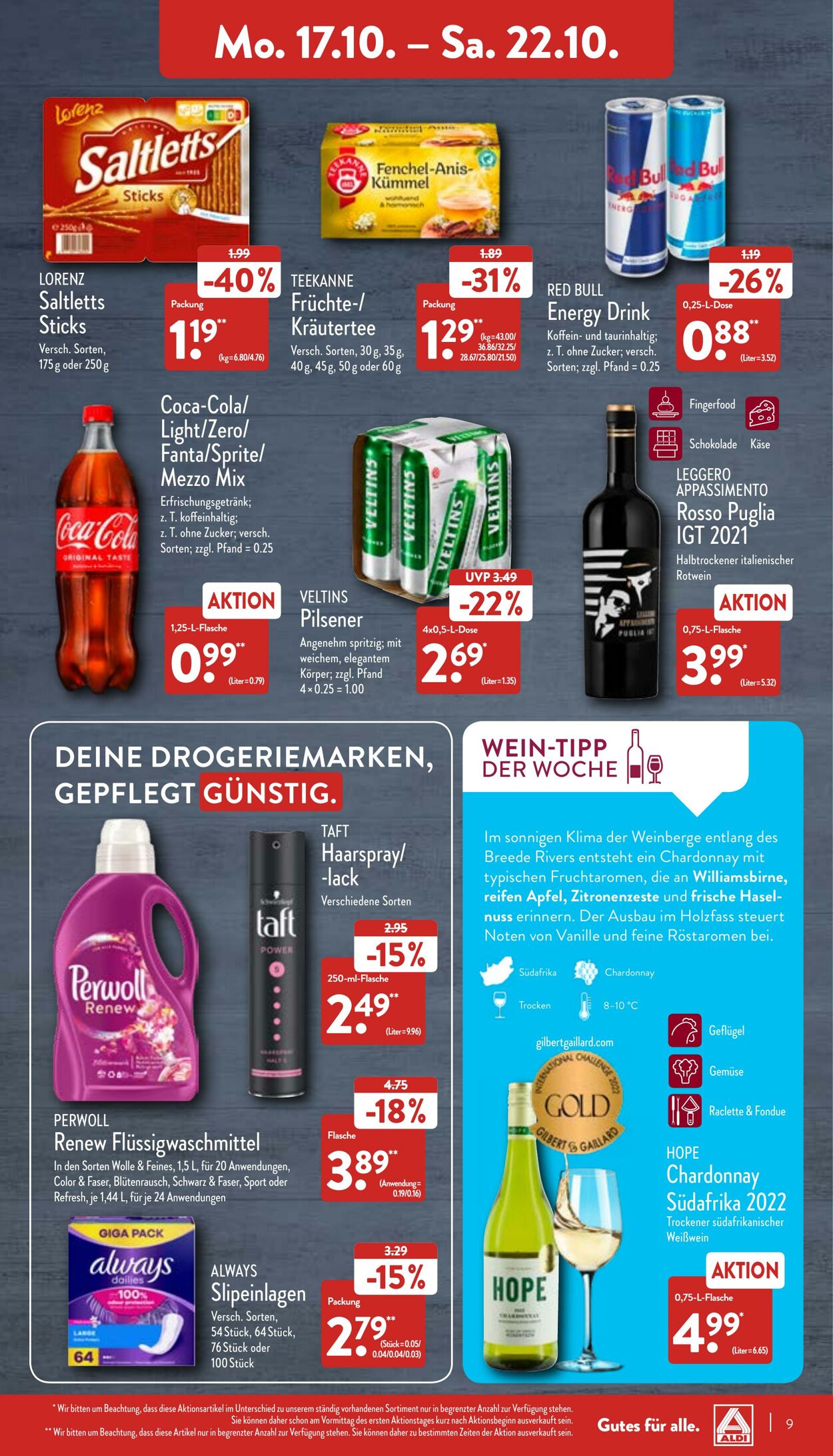 Prospekt Aldi-Nord 17.10.2022 - 22.10.2022