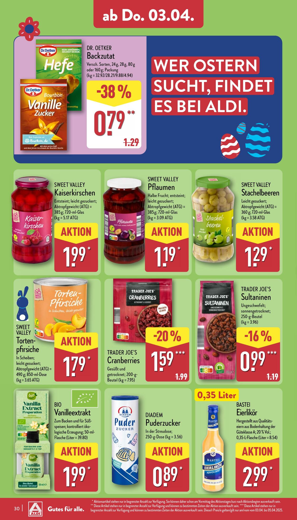 Prospekt Aldi-Nord 24.03.2025 - 29.03.2025
