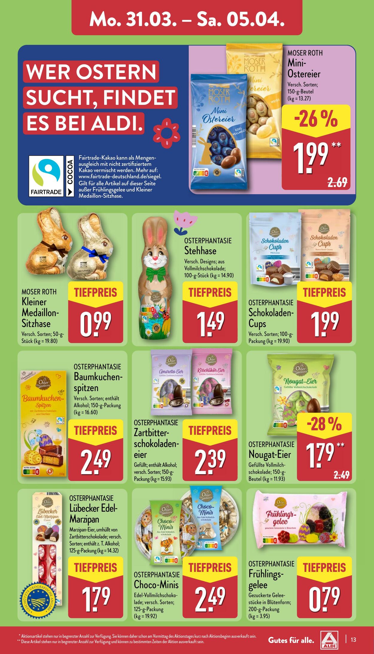 Prospekt Aldi-Nord 24.03.2025 - 29.03.2025