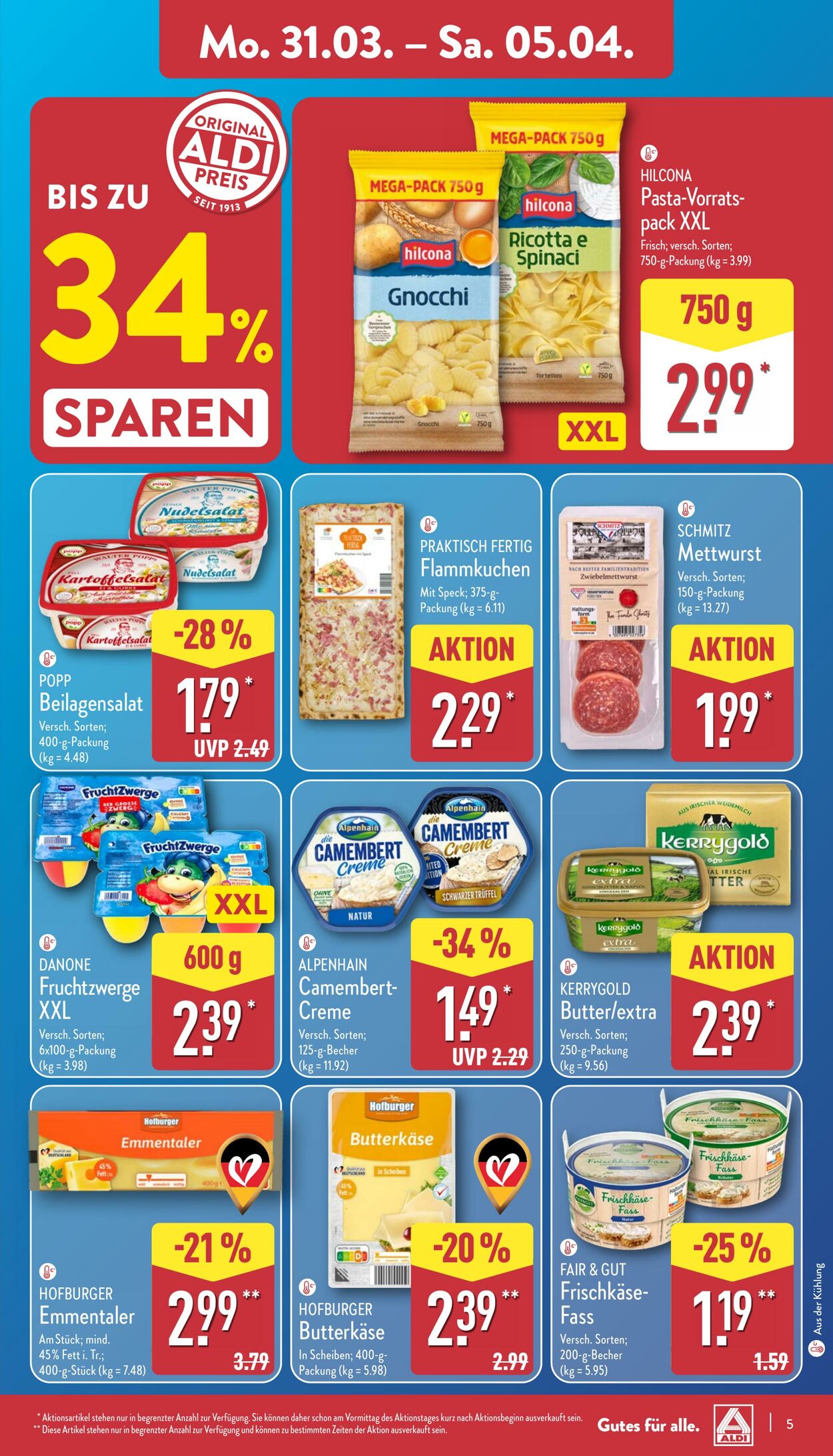 Prospekt Aldi-Nord 24.03.2025 - 29.03.2025