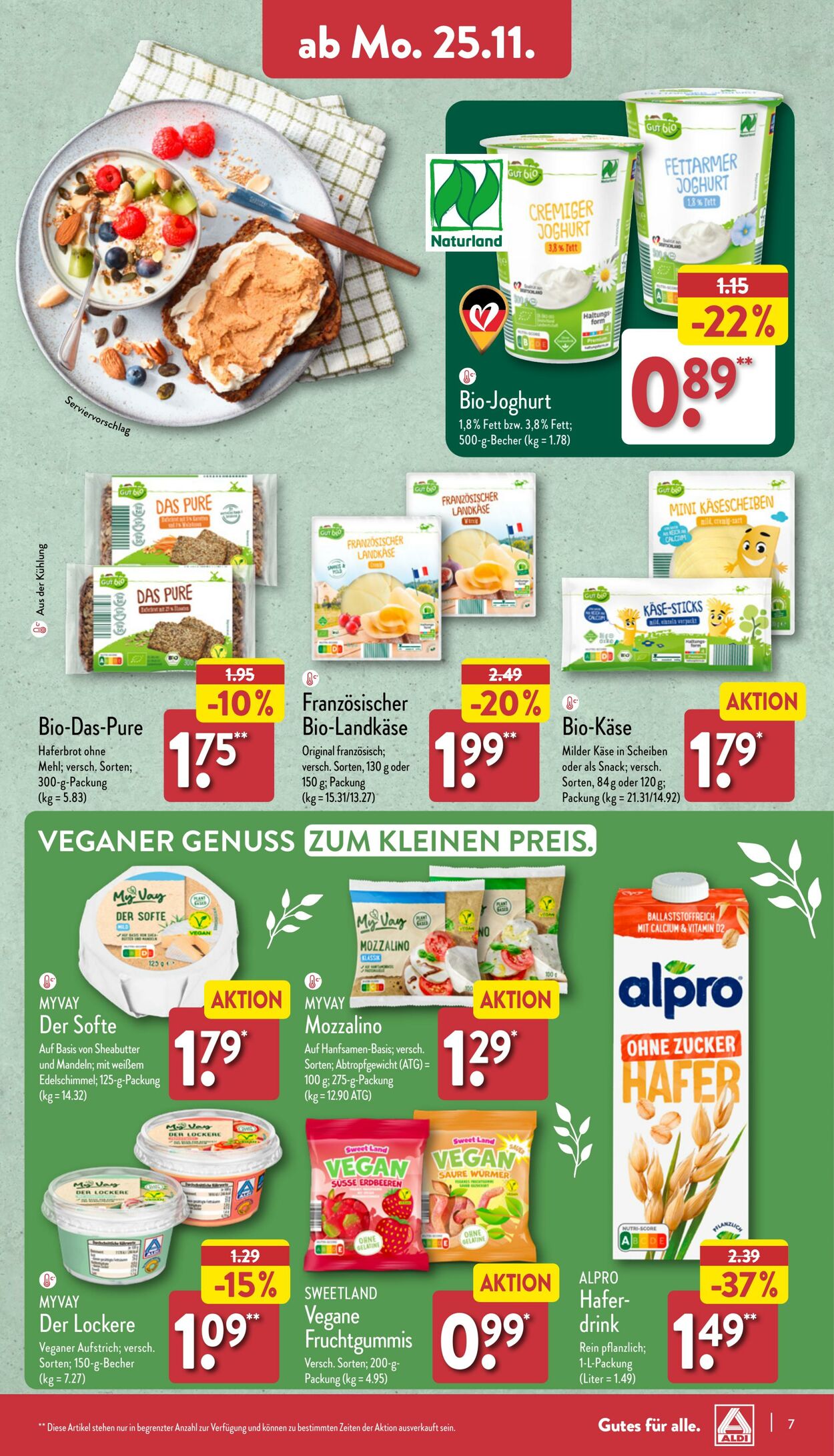 Prospekt Aldi-Nord 18.11.2024 - 23.11.2024