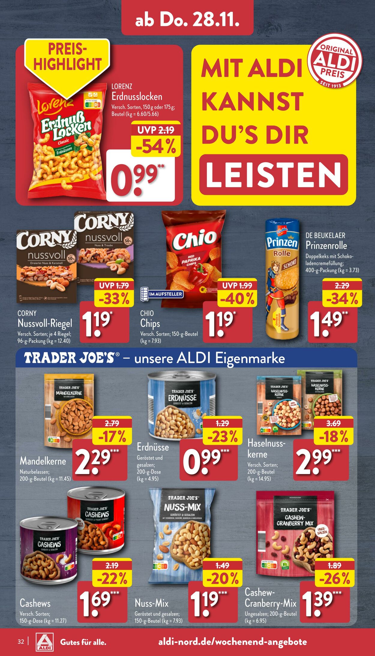 Prospekt Aldi-Nord 18.11.2024 - 23.11.2024