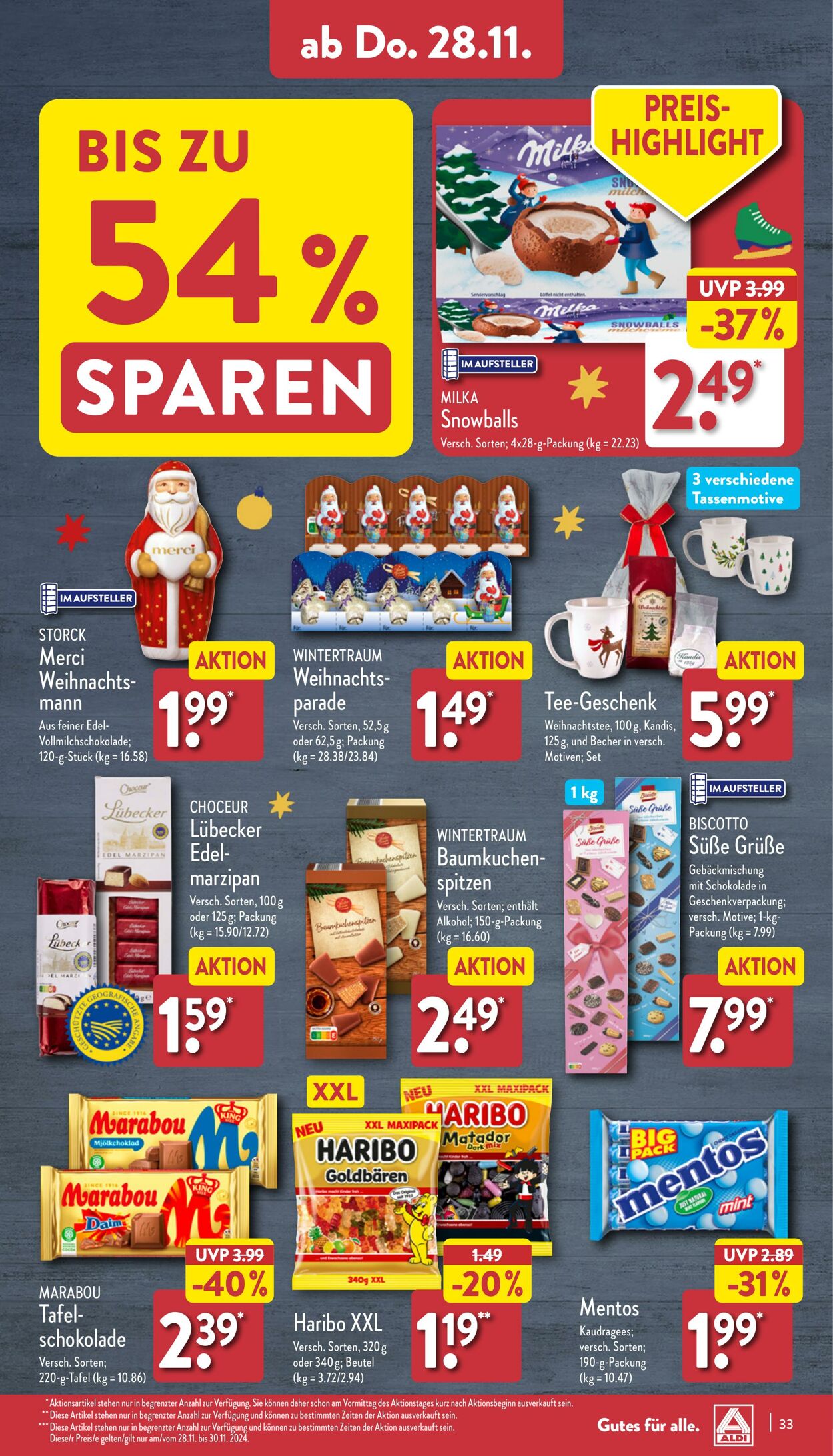 Prospekt Aldi-Nord 18.11.2024 - 23.11.2024