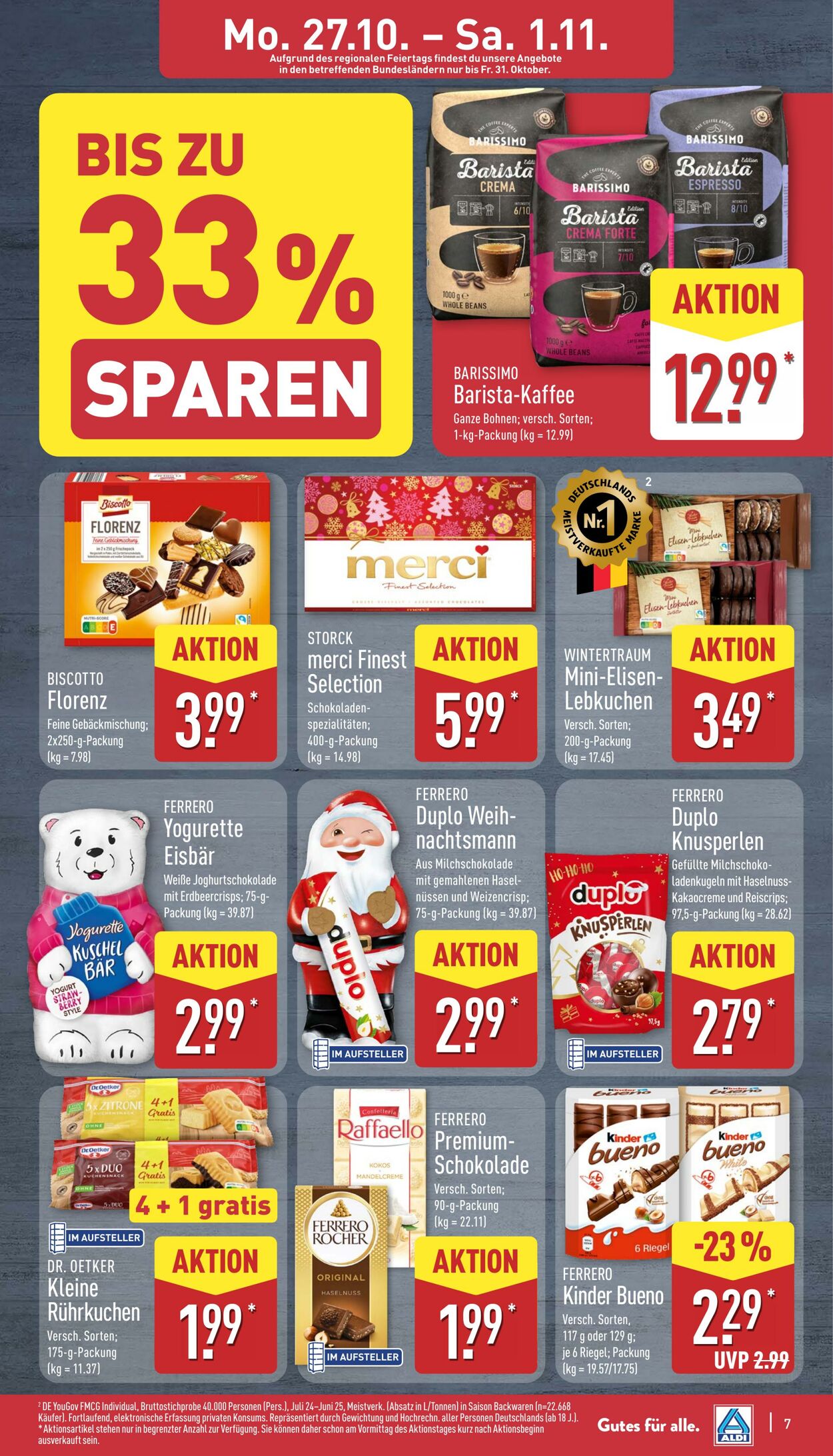 Prospekt Aldi-Nord 20.10.2025 - 25.10.2025