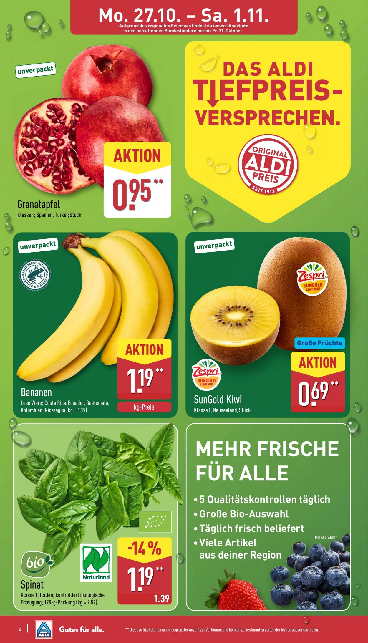 Prospekt Aldi-Nord 20.10.2025 - 25.10.2025