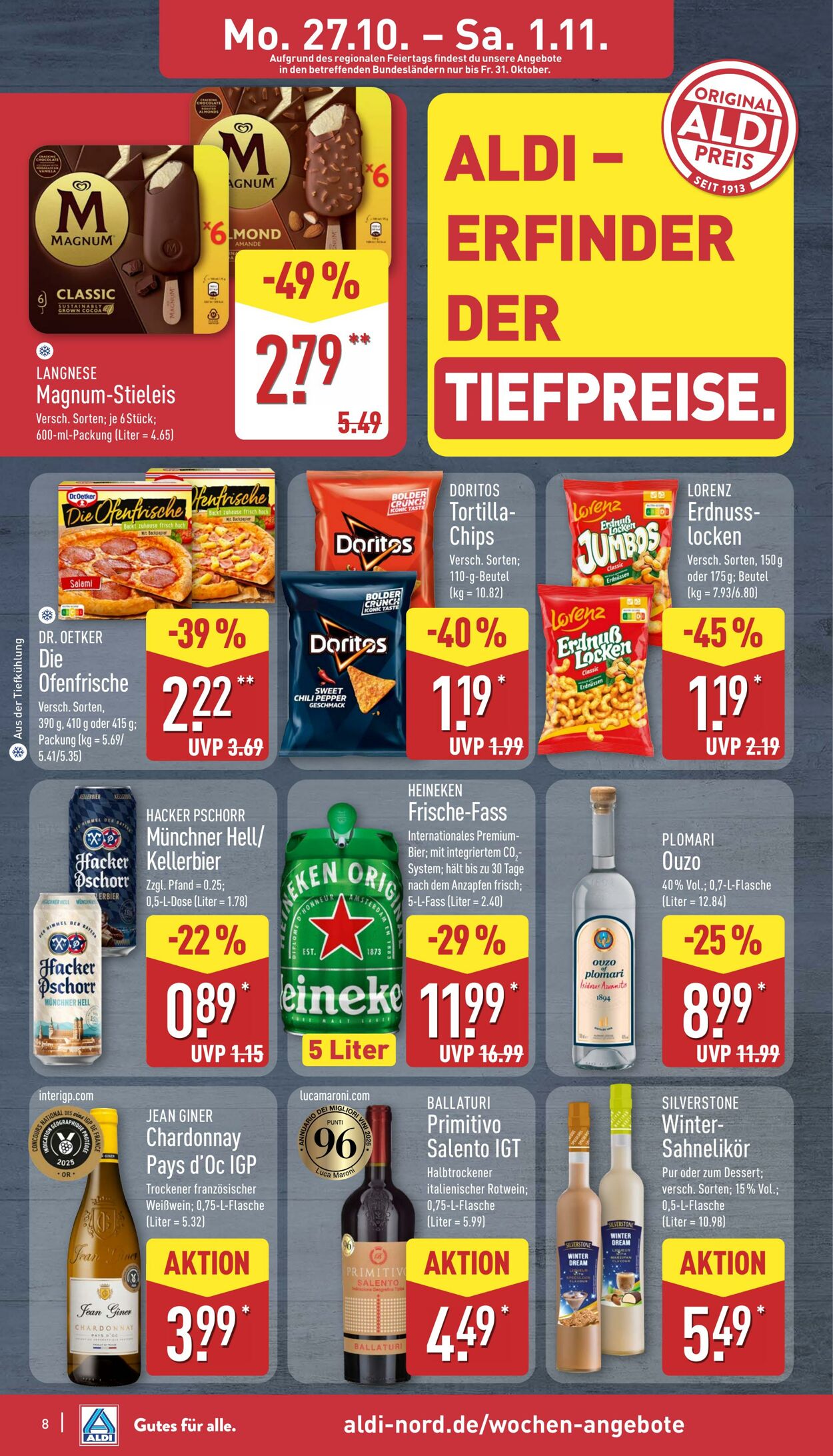 Prospekt Aldi-Nord 20.10.2025 - 25.10.2025
