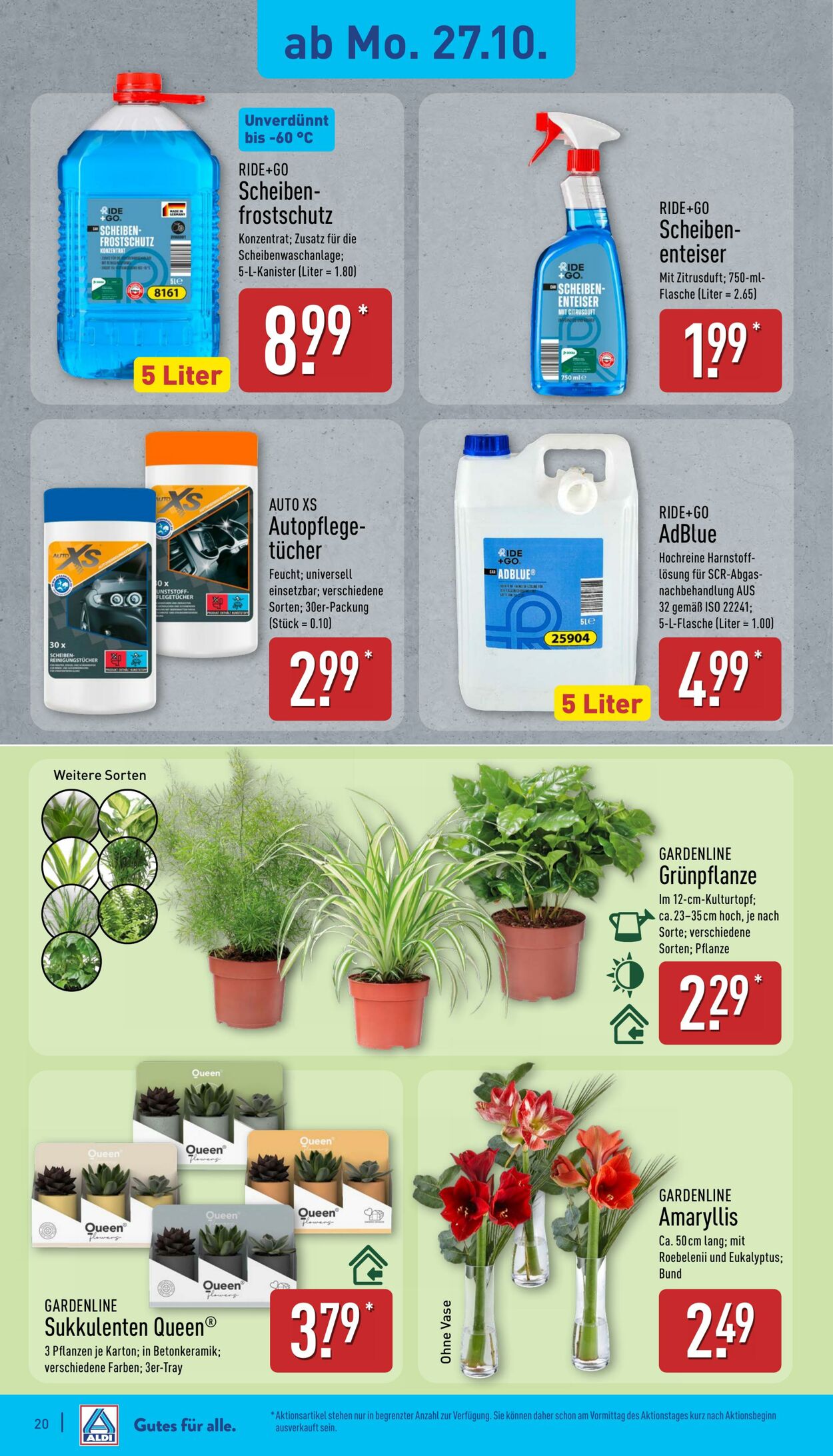 Prospekt Aldi-Nord 20.10.2025 - 25.10.2025