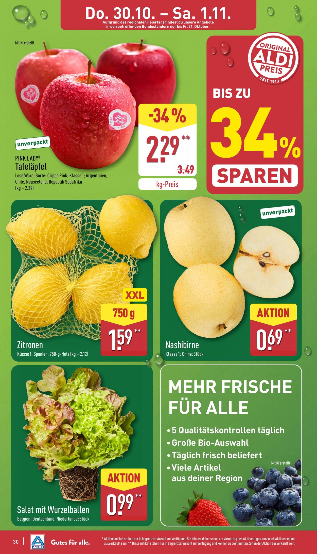 Prospekt Aldi-Nord 20.10.2025 - 25.10.2025