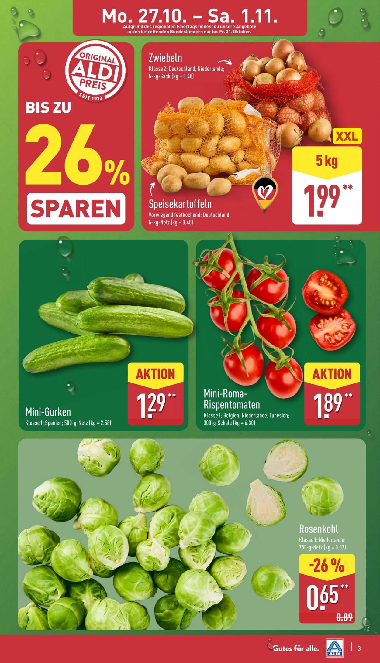 Prospekt Aldi-Nord 20.10.2025 - 25.10.2025