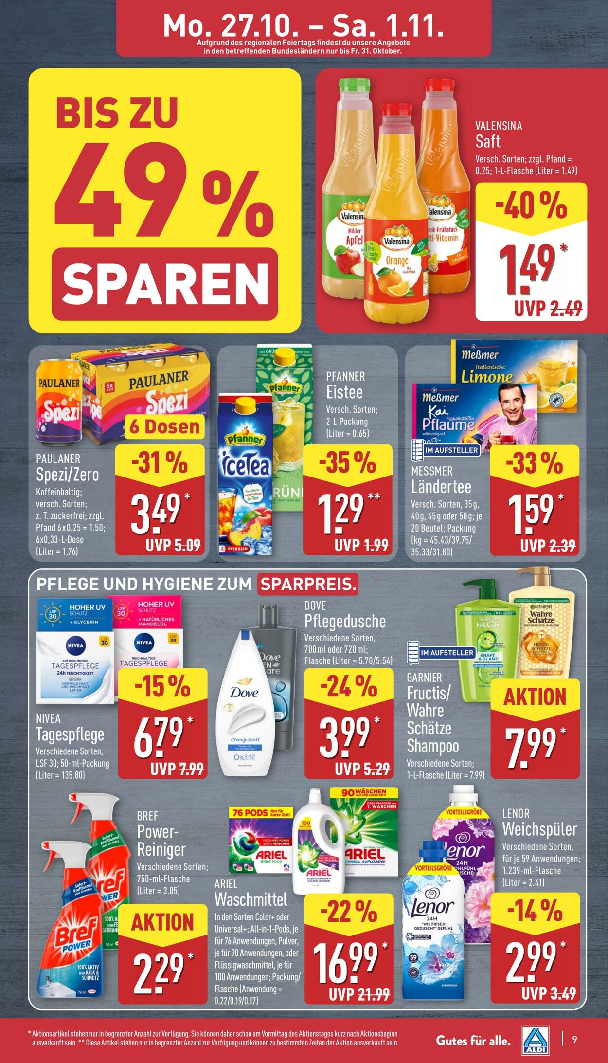Prospekt Aldi-Nord 20.10.2025 - 25.10.2025
