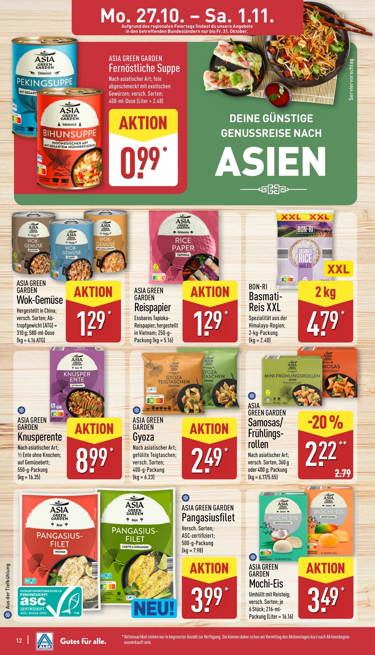 Prospekt Aldi-Nord 20.10.2025 - 25.10.2025