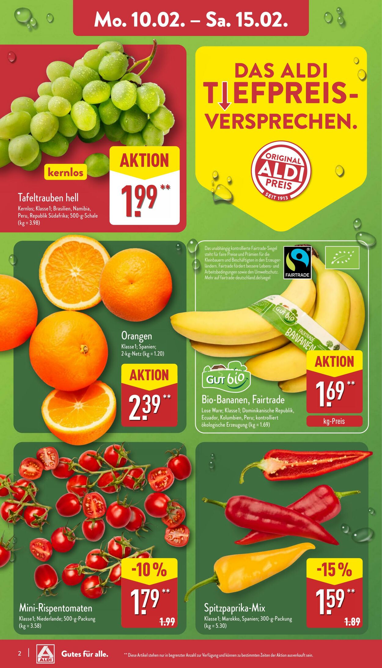 Prospekt Aldi-Nord 03.02.2025 - 08.02.2025