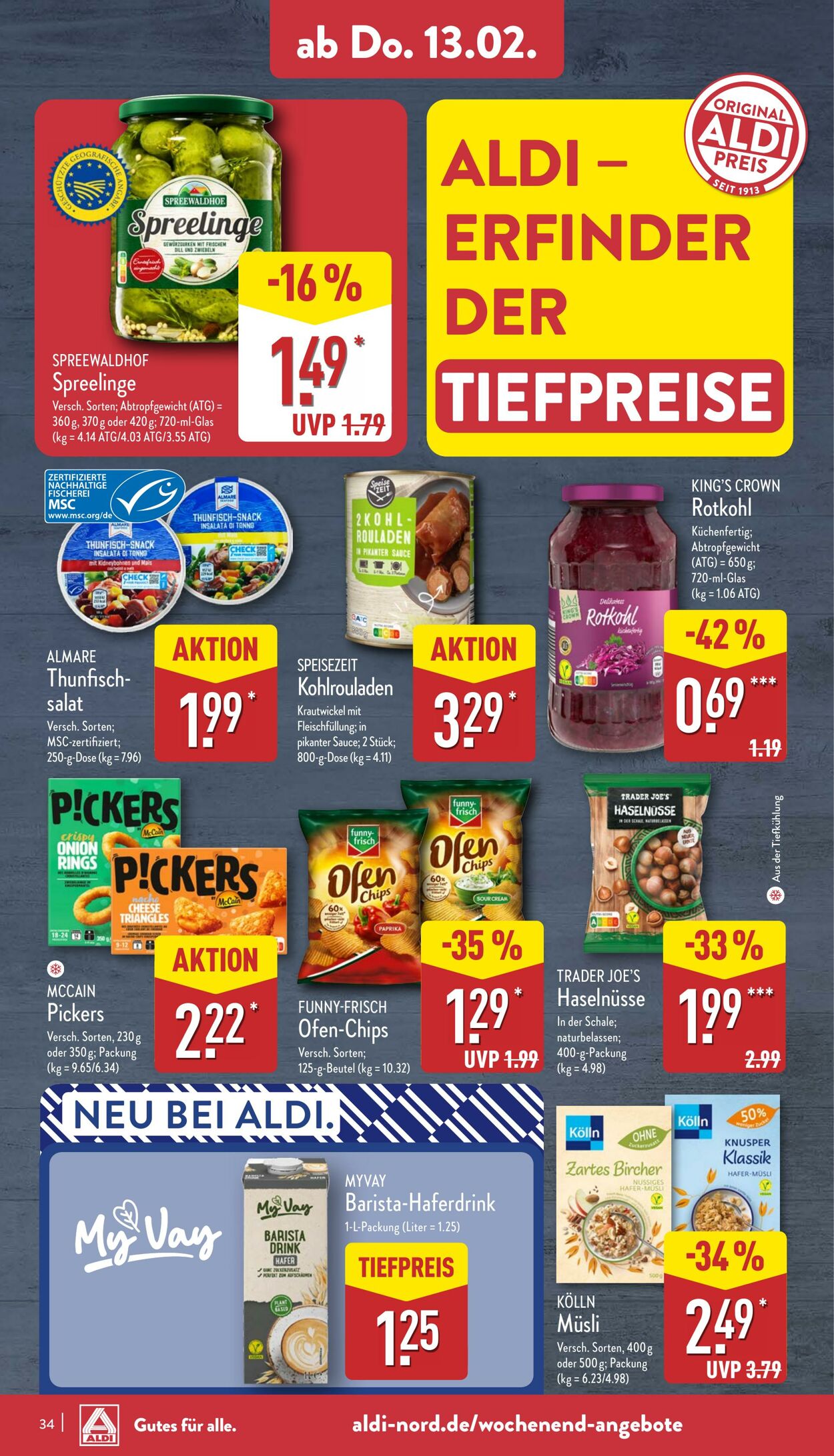 Prospekt Aldi-Nord 03.02.2025 - 08.02.2025