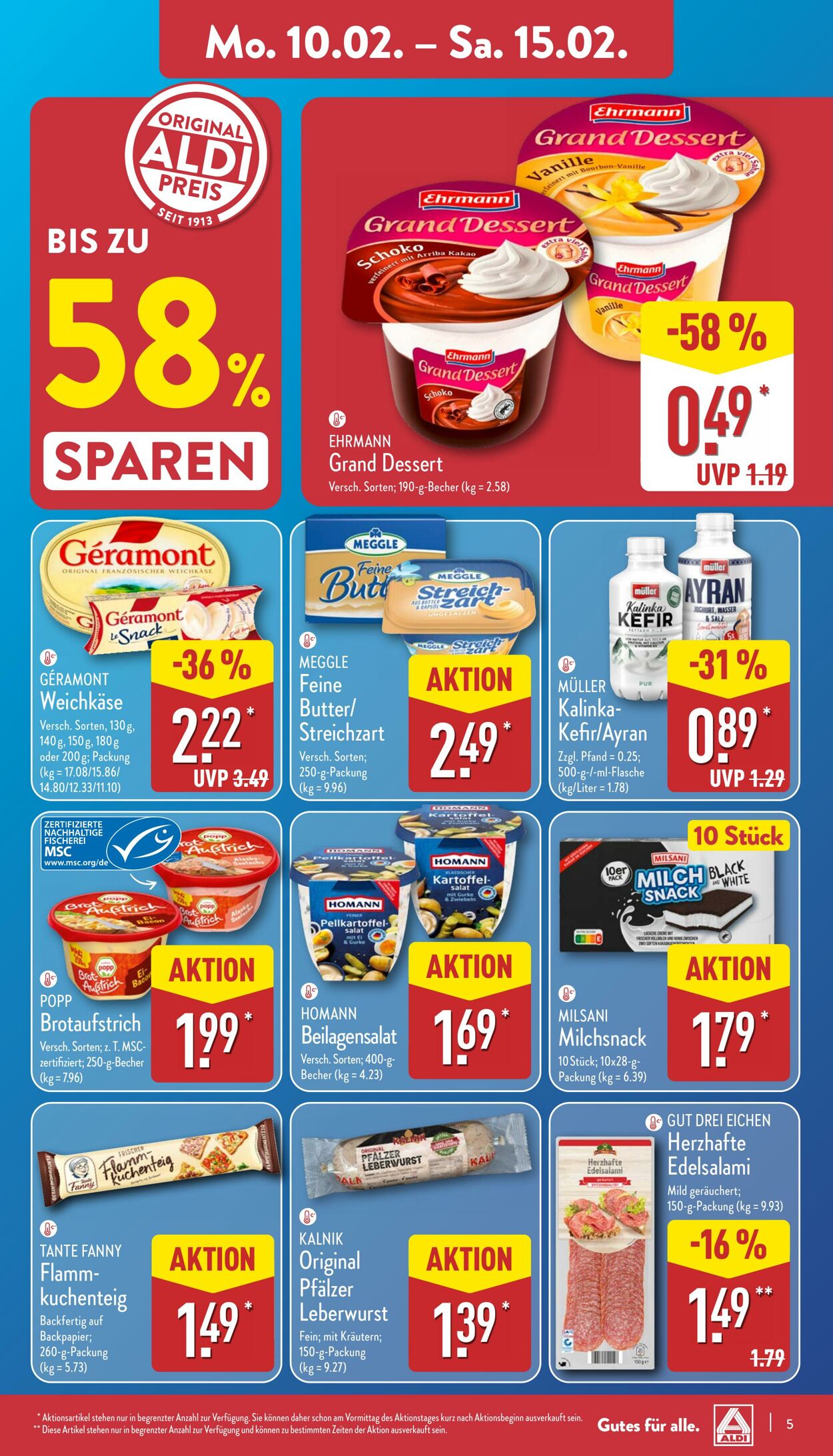 Prospekt Aldi-Nord 03.02.2025 - 08.02.2025
