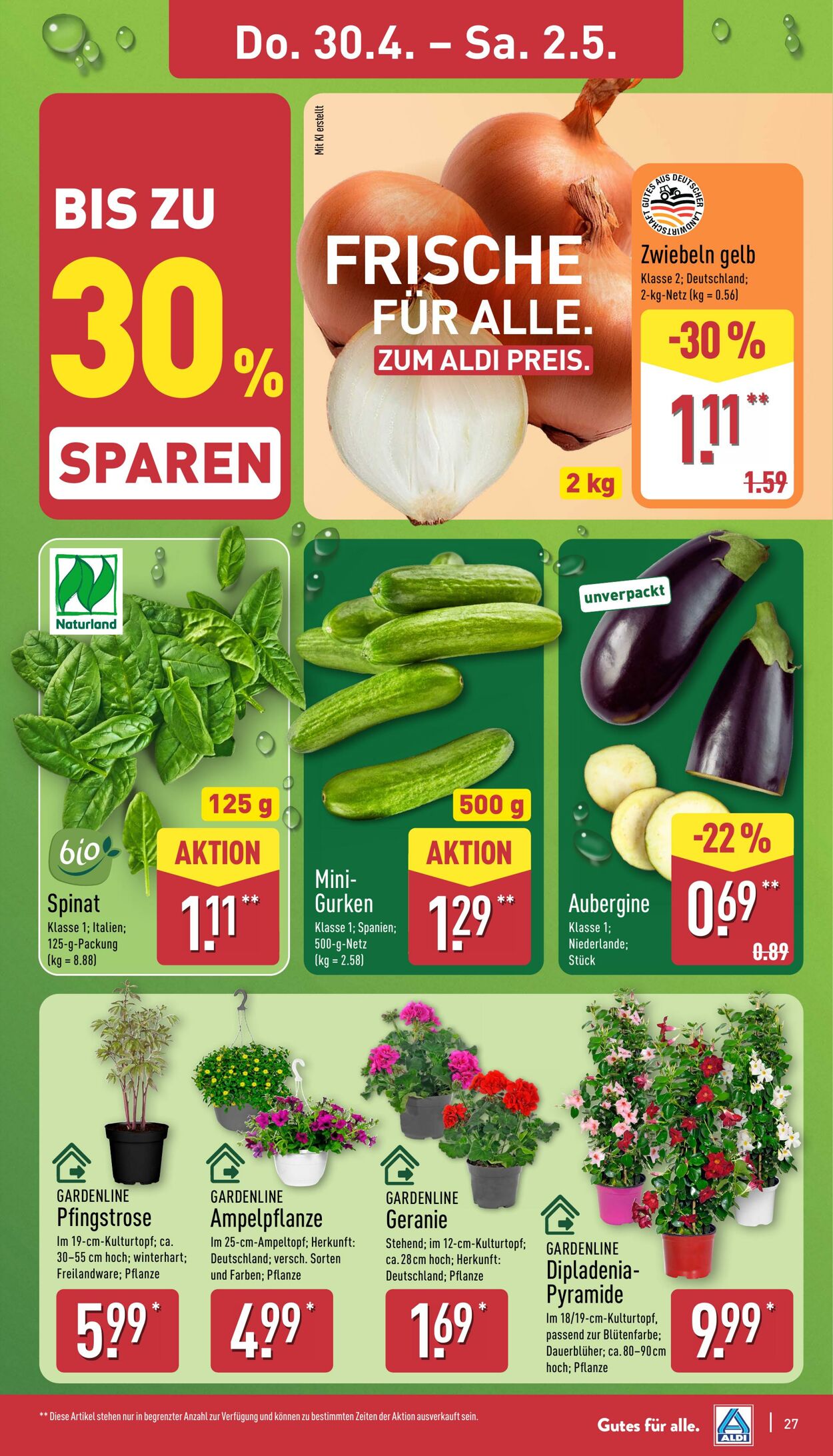Prospekt Aldi-Nord 20.04.2026 - 25.04.2026