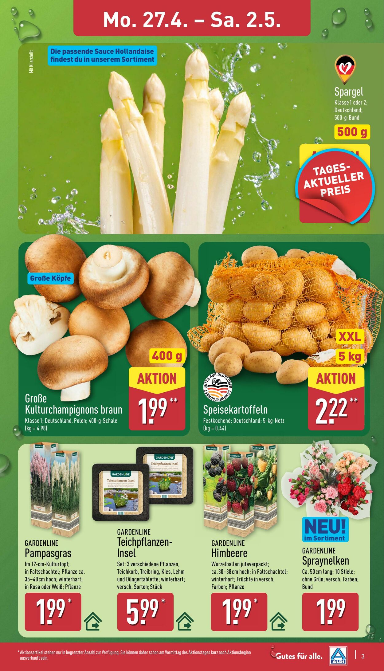 Prospekt Aldi-Nord 20.04.2026 - 25.04.2026