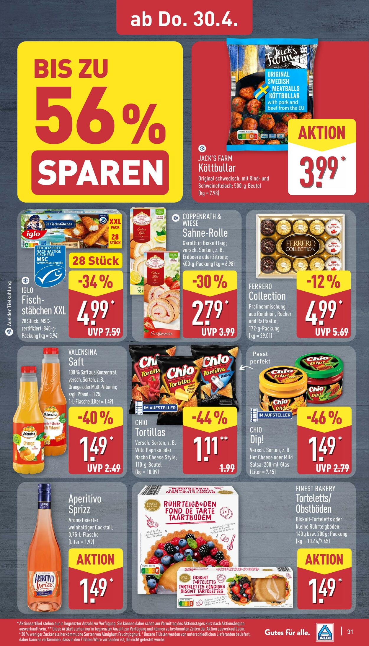 Prospekt Aldi-Nord 20.04.2026 - 25.04.2026