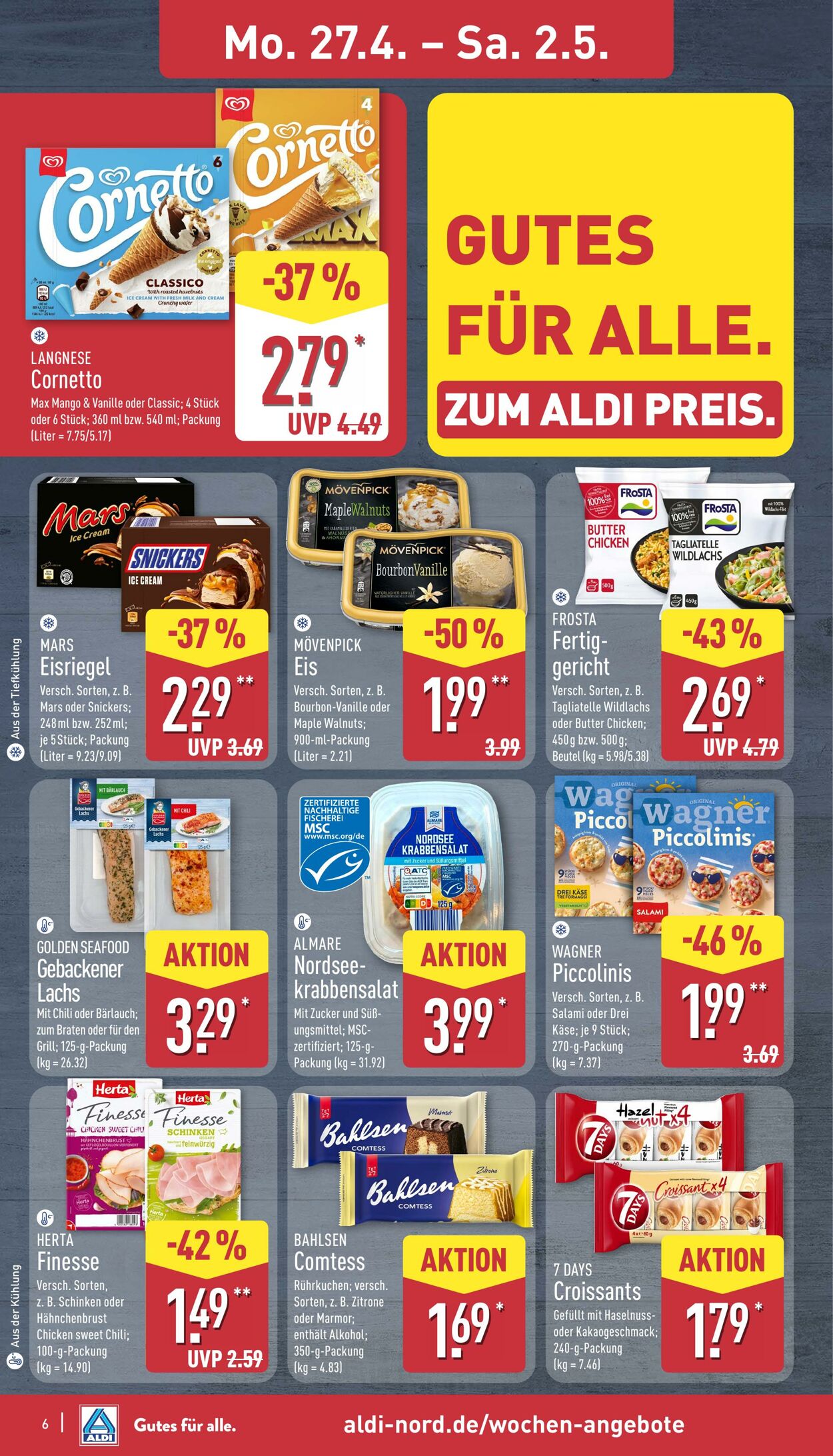 Prospekt Aldi-Nord 20.04.2026 - 25.04.2026