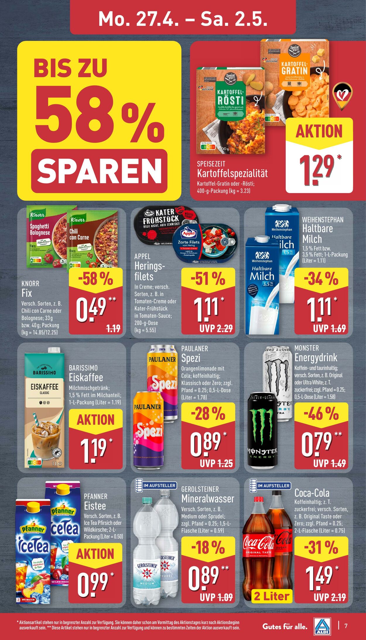 Prospekt Aldi-Nord 20.04.2026 - 25.04.2026